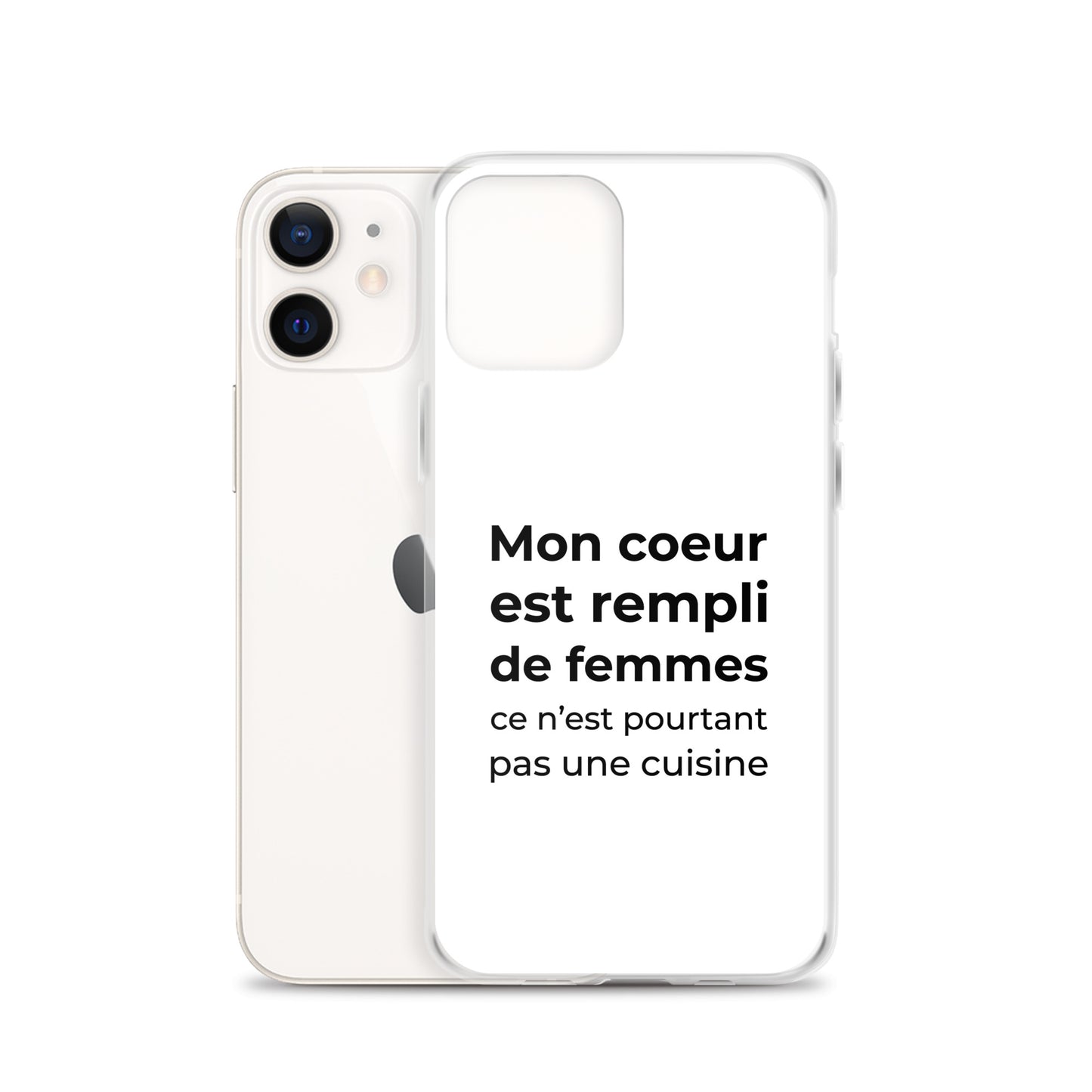 Coque iPhone Mon cœur est rempli de femmes ce n'est pourtant pas une cuisine - Sedurro