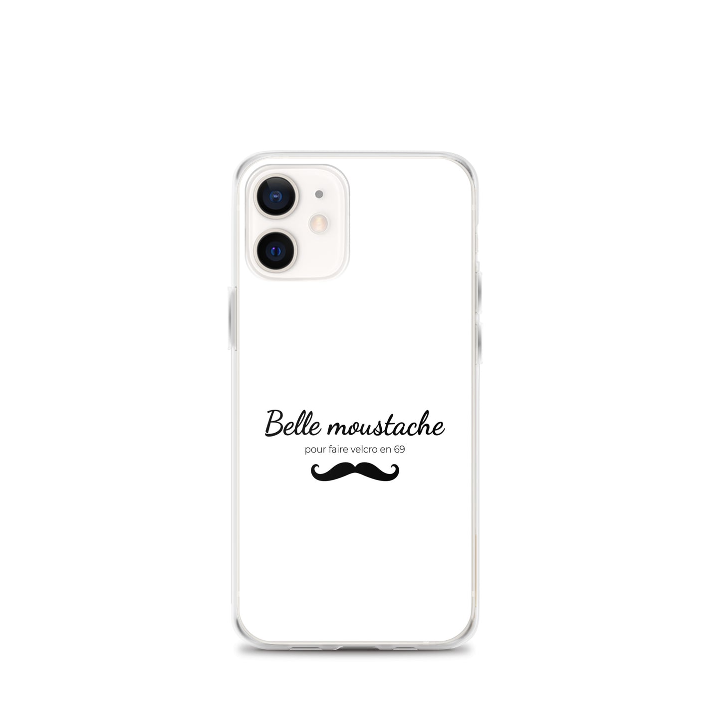 Coque iPhone Belle moustache pour faire velcro en 69 iPhone 12 mini - Sedurro