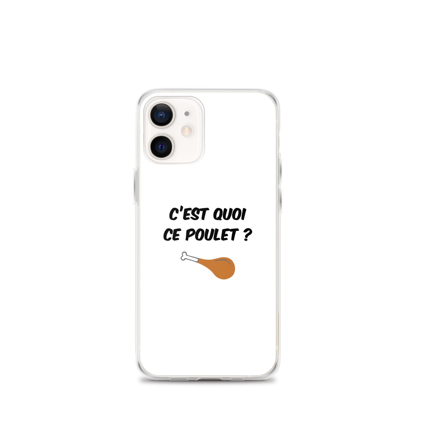 Coque iPhone C'est quoi ce poulet iPhone 12 mini - Sedurro