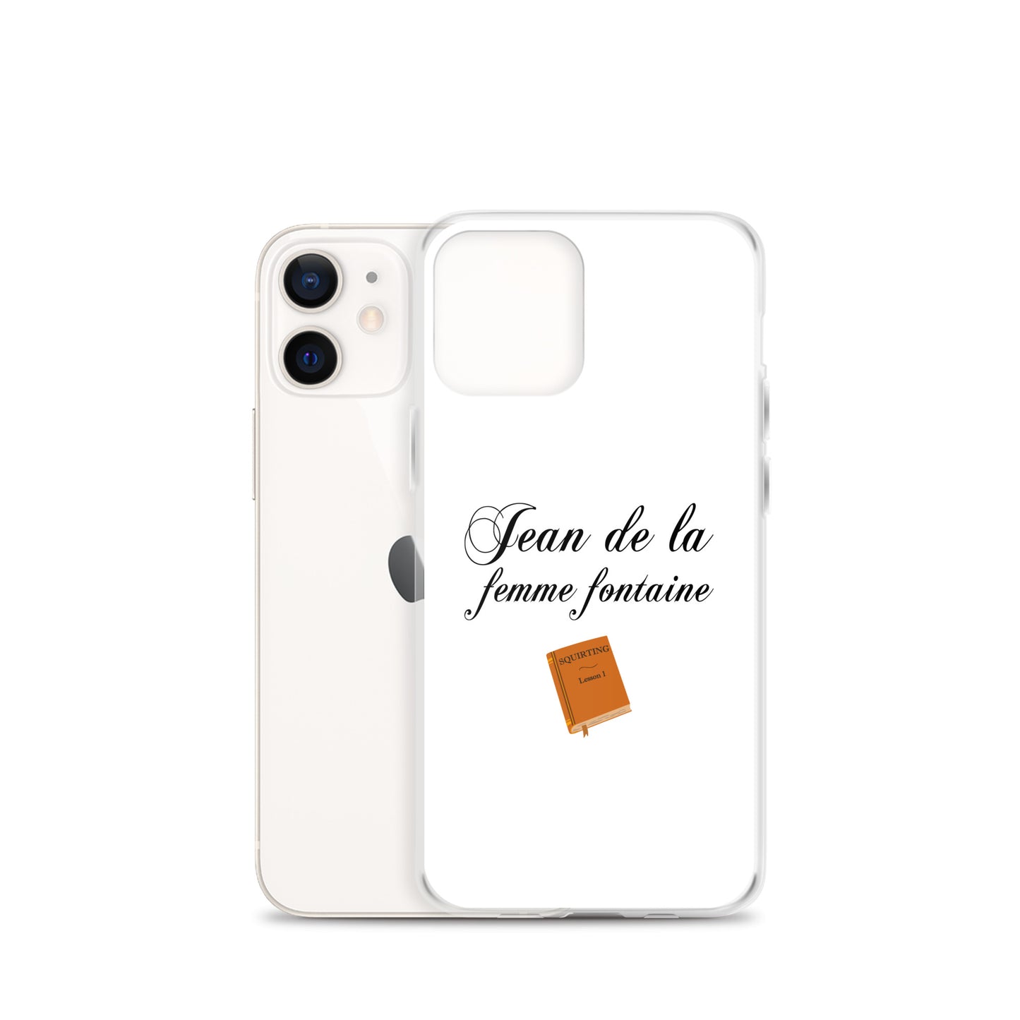 Coque iPhone Jean de la femme fontaine - Sedurro