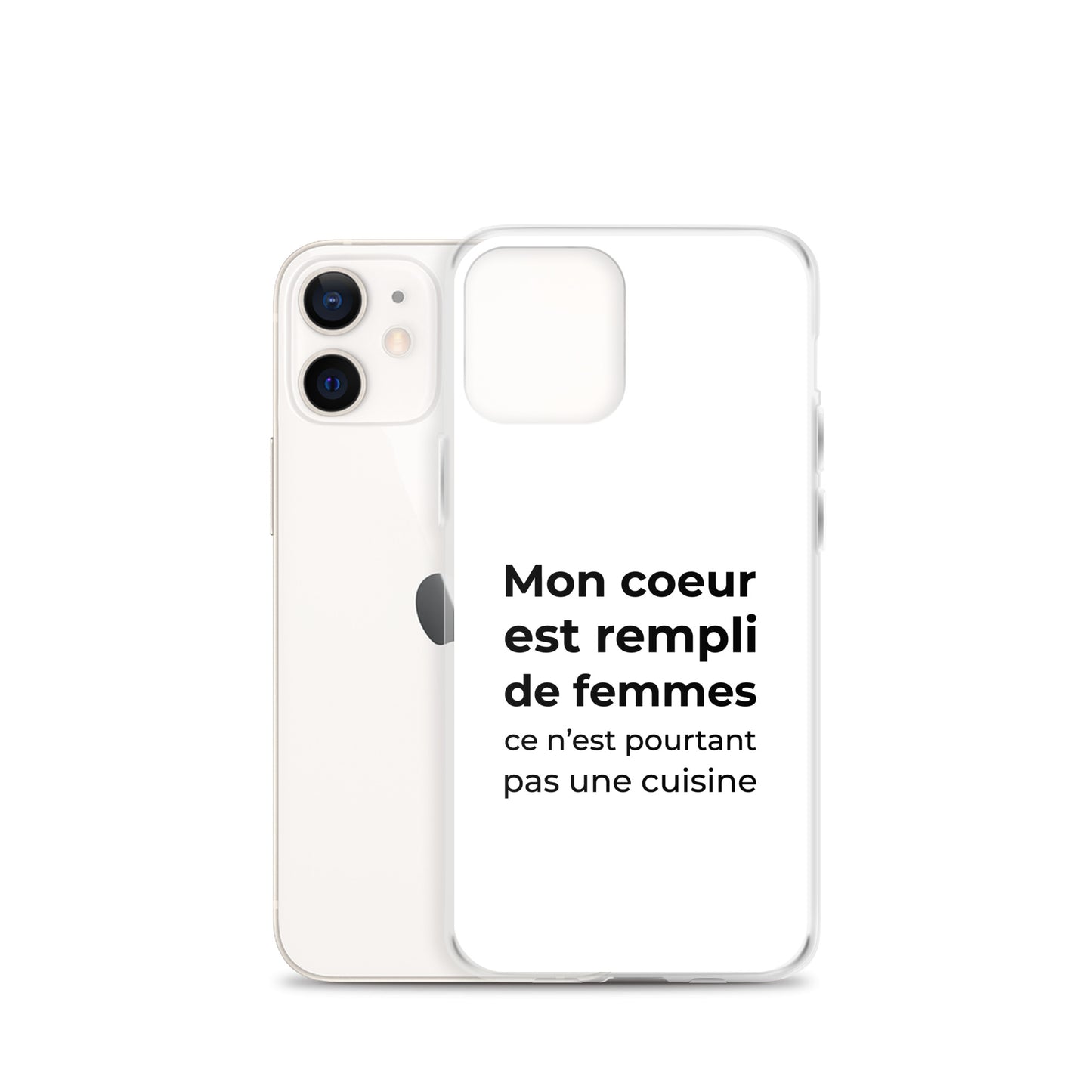 Coque iPhone Mon cœur est rempli de femmes ce n'est pourtant pas une cuisine - Sedurro