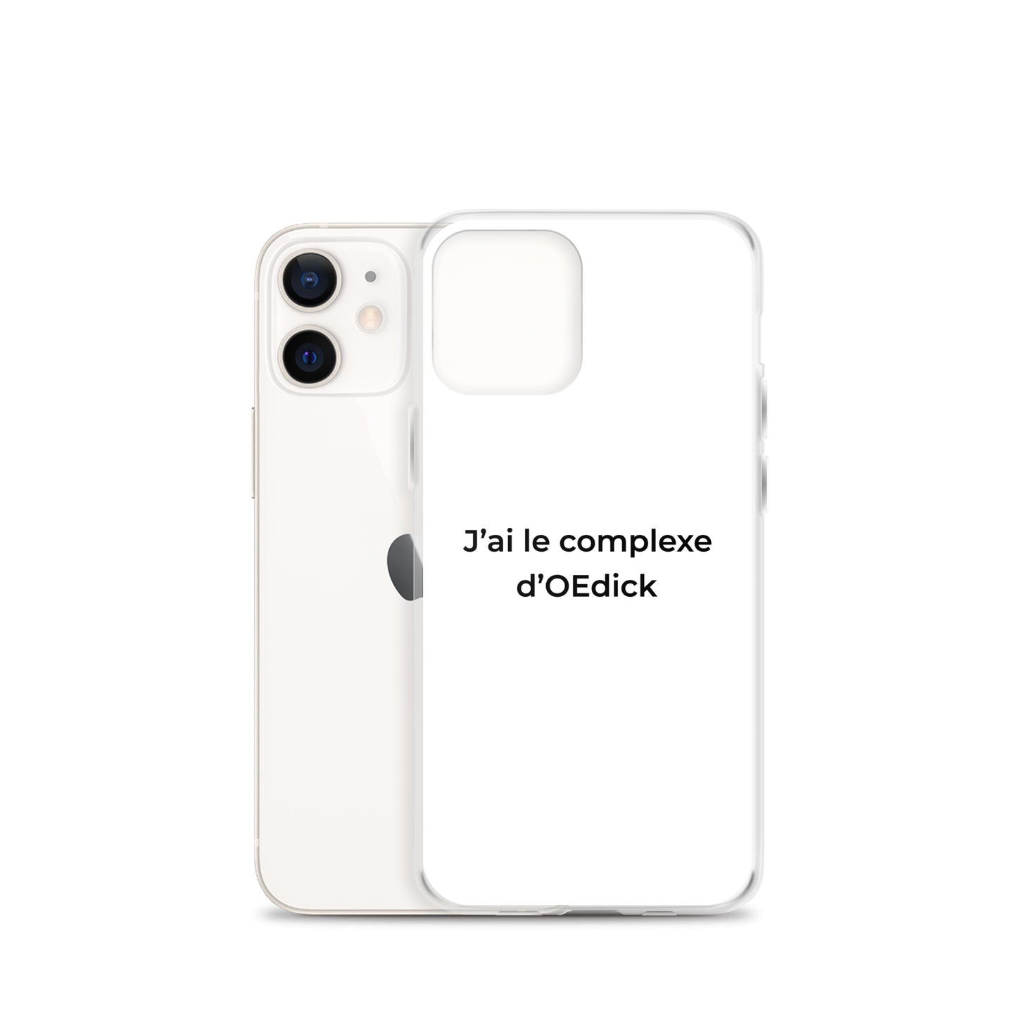 Coque iPhone J'ai le complexe d'Oedick - Sedurro