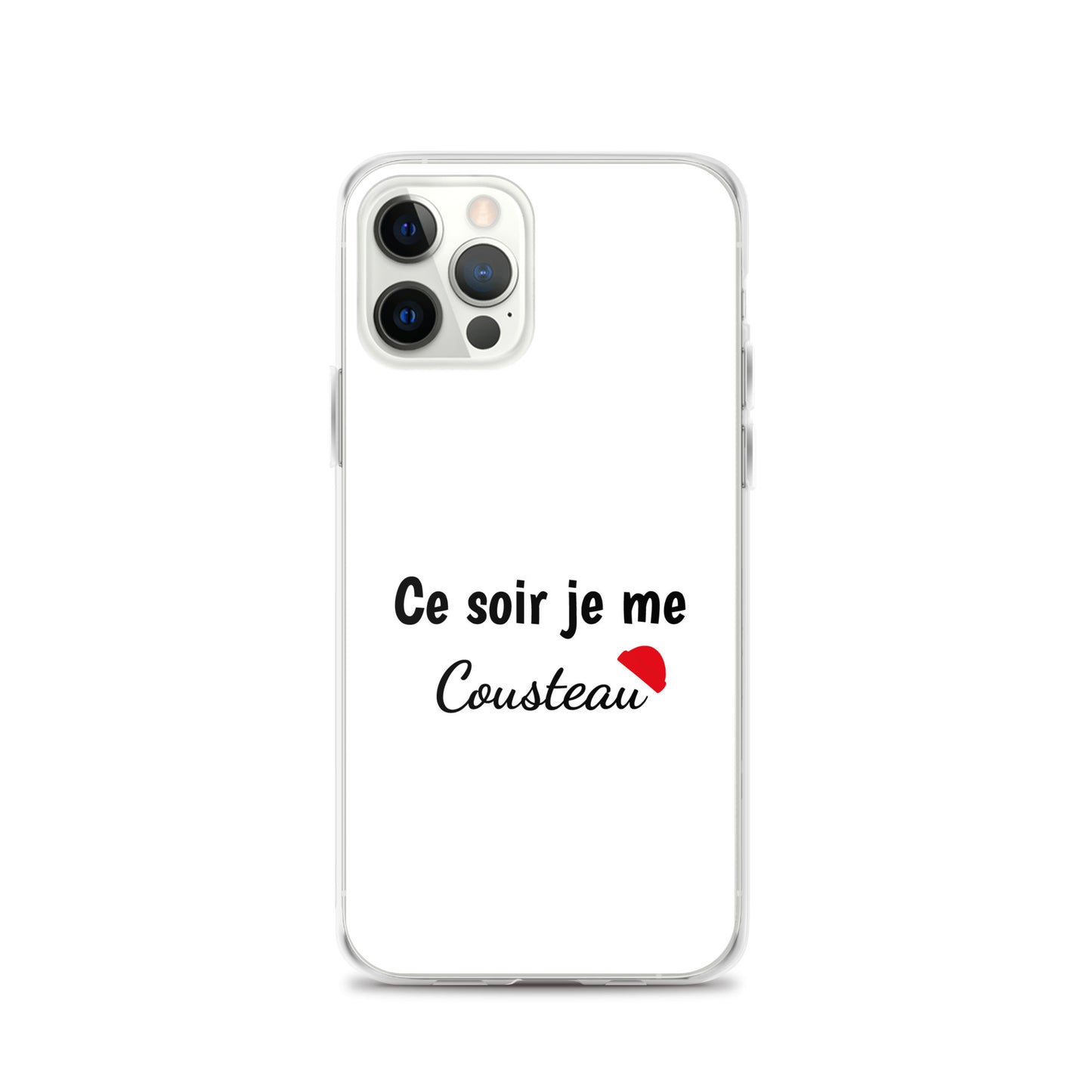 Coque iPhone Ce soir je me cousteau - Sedurro