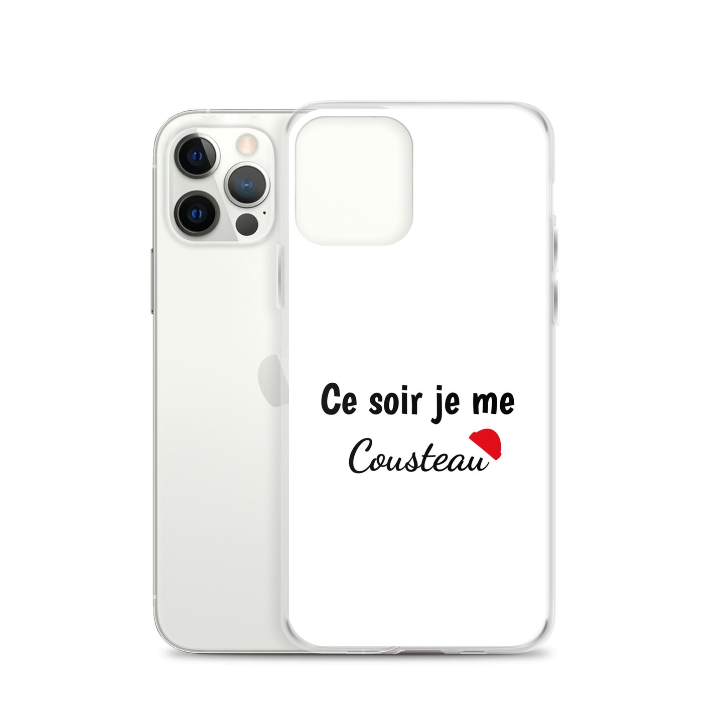 Coque iPhone Ce soir je me cousteau - Sedurro