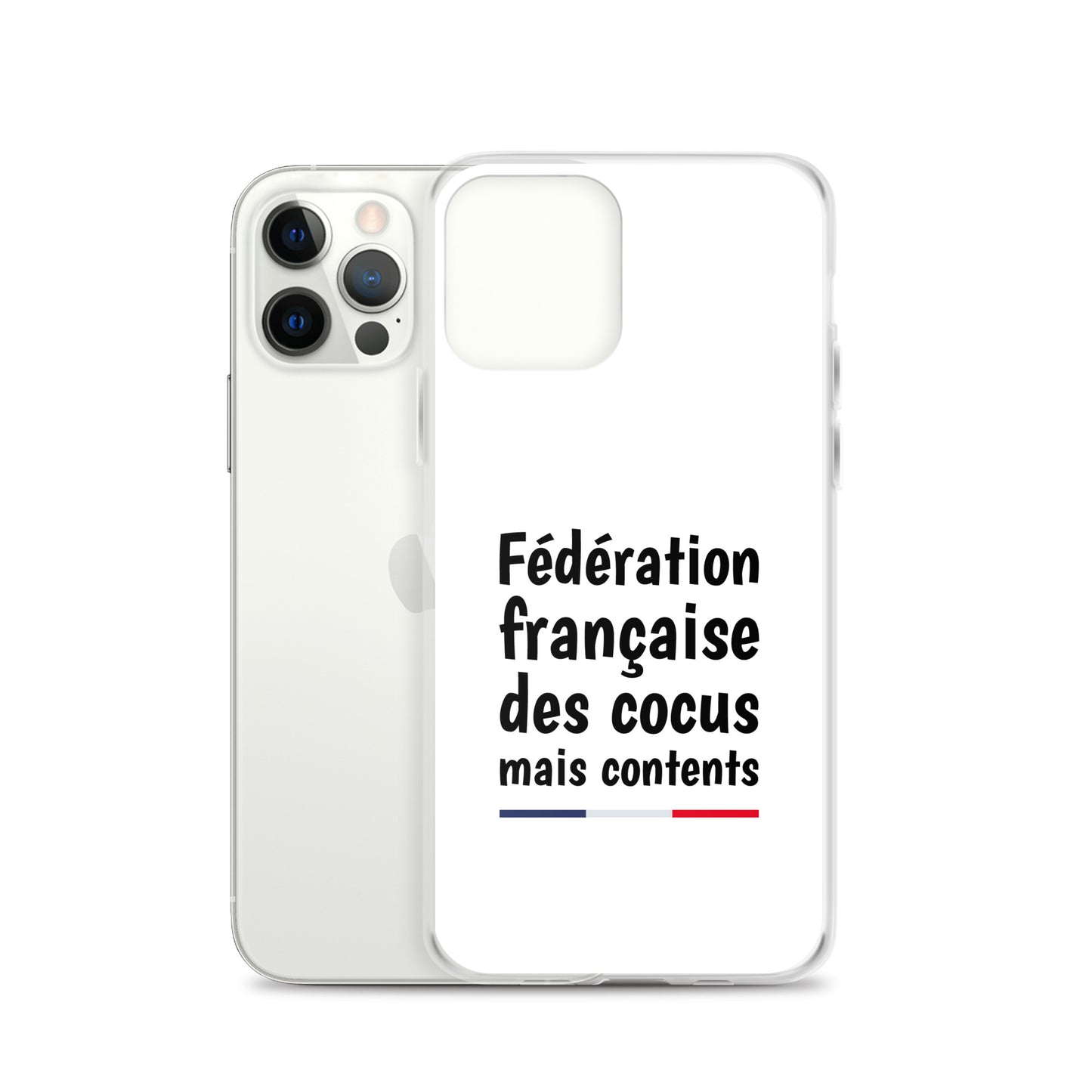 Coque iPhone Fédération française des cocus mais contents iPhone 12 Pro - Sedurro