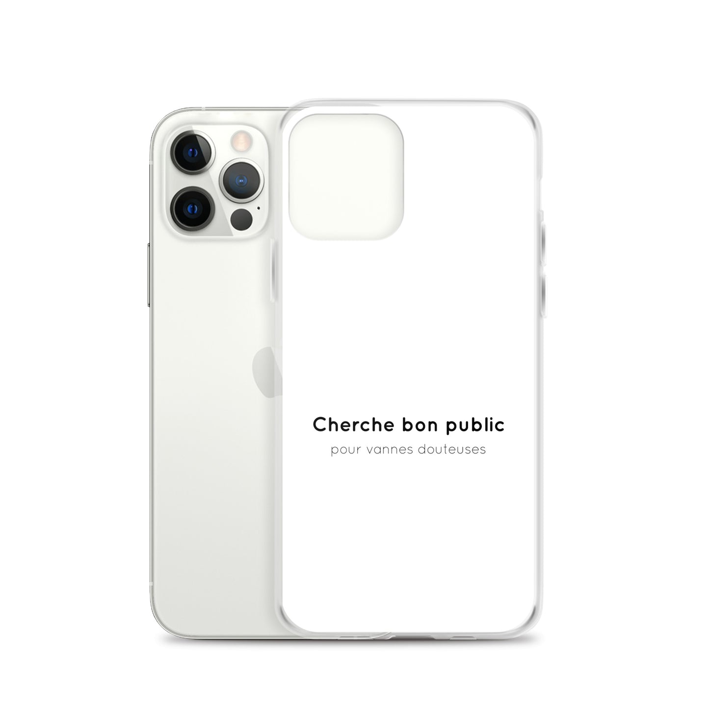 Coque iPhone Cherche bon public pour vannes douteuses iPhone 12 Pro - Sedurro