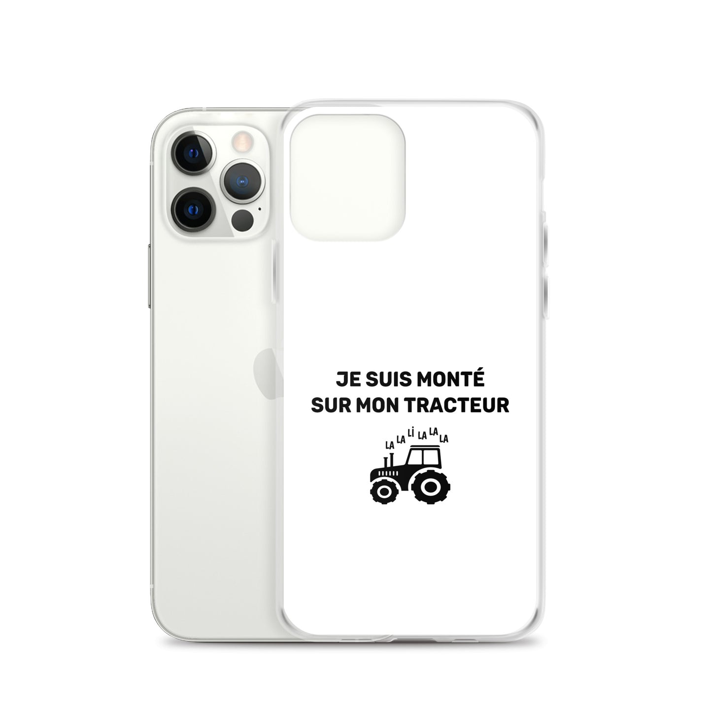 Coque iPhone Je suis monté sur mon tracteur - Sedurro