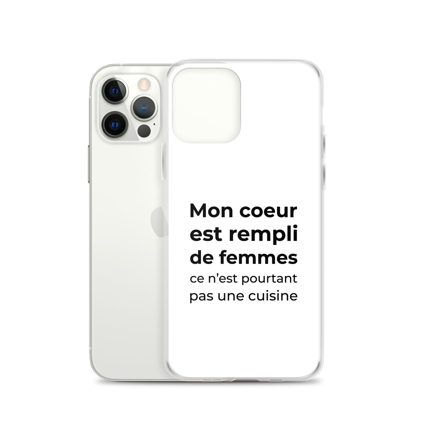 Coque iPhone Mon cœur est rempli de femmes ce n'est pourtant pas une cuisine - Sedurro