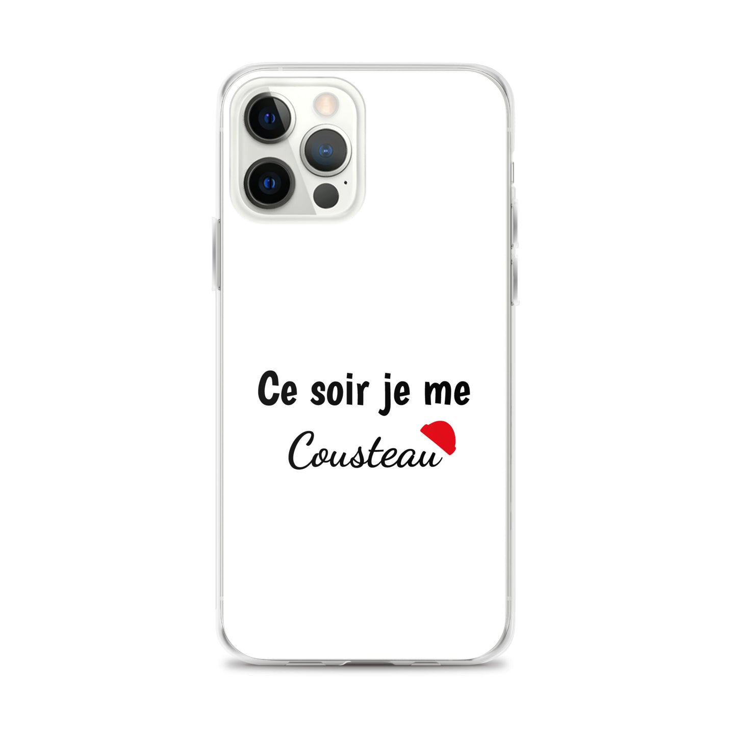 Coque iPhone Ce soir je me cousteau - Sedurro