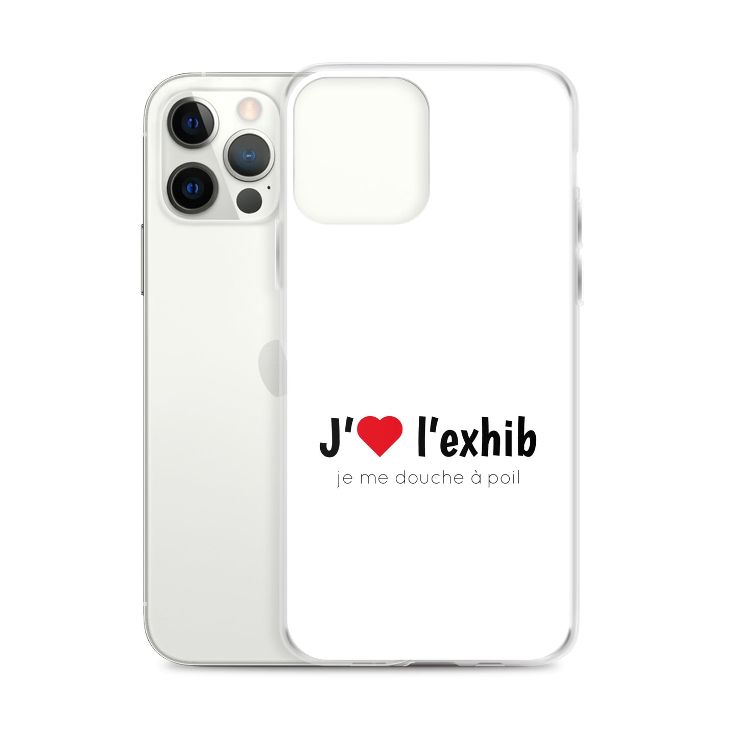 Coque iPhone J'aime l'exhib je me douche à poil iPhone 12 Pro Max - Sedurro