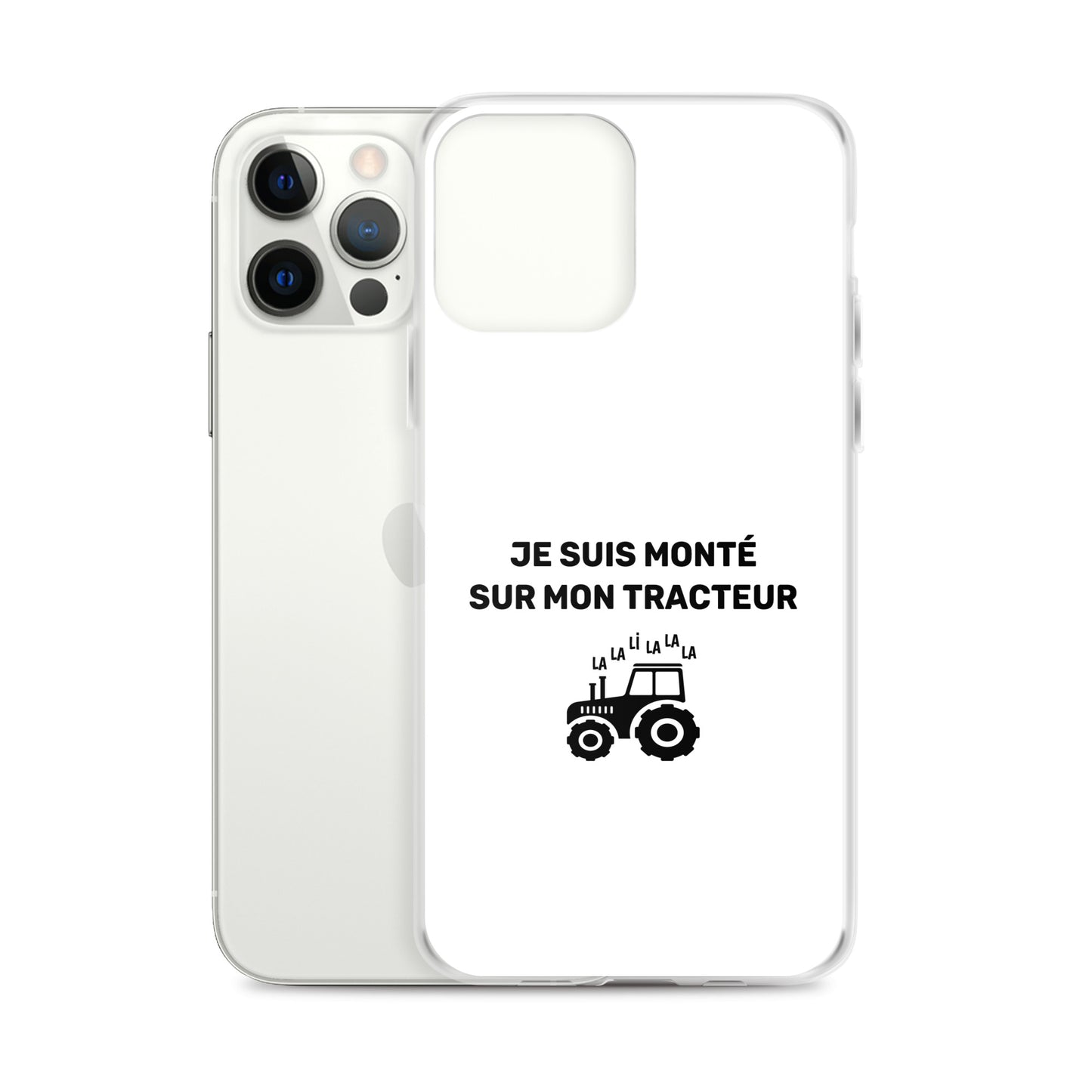 Coque iPhone Je suis monté sur mon tracteur - Sedurro