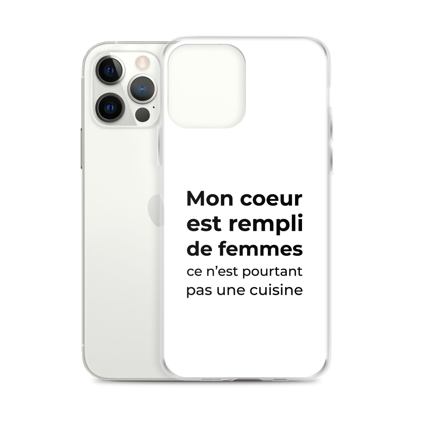 Coque iPhone Mon cœur est rempli de femmes ce n'est pourtant pas une cuisine - Sedurro