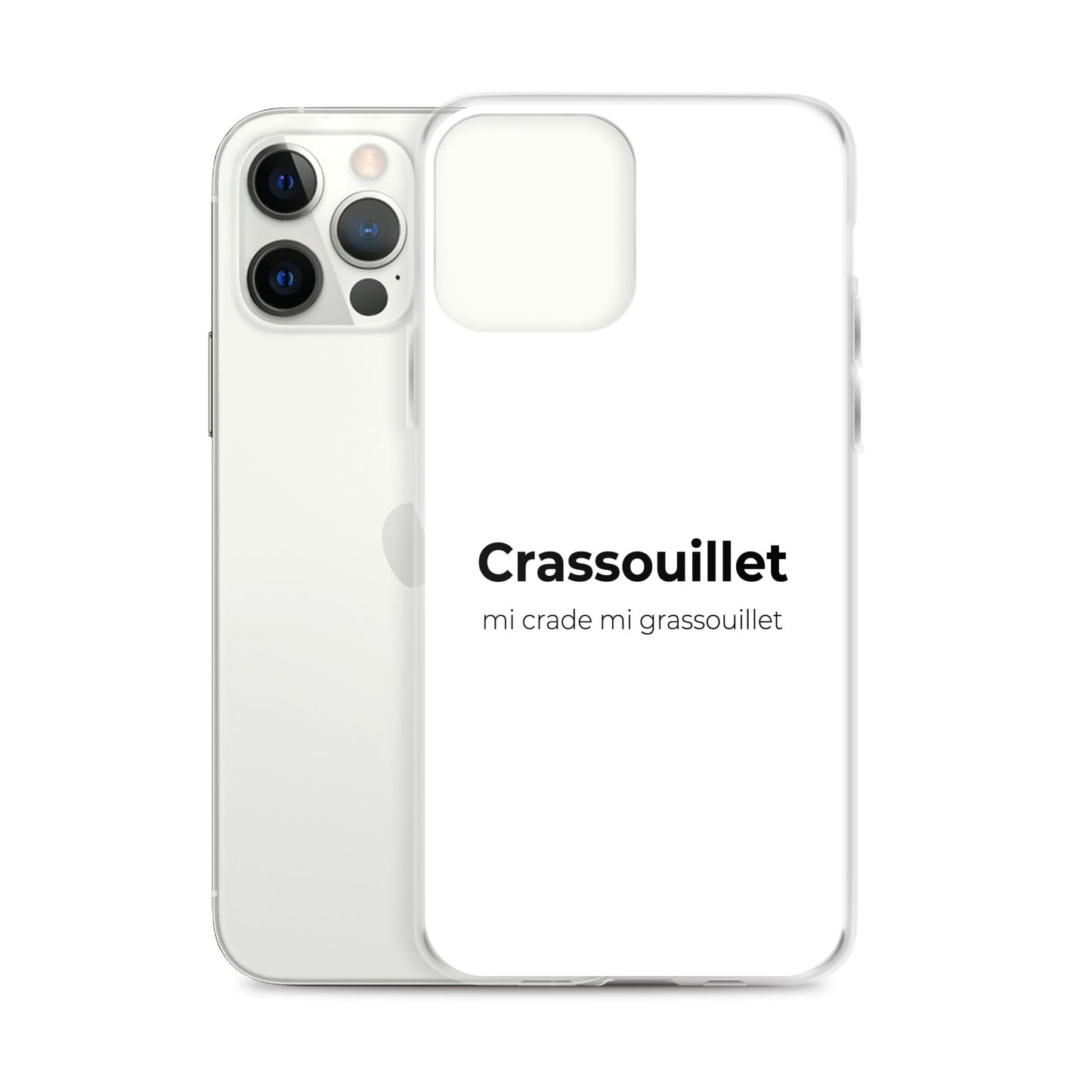 Coque iPhone Crassouillet mi crade mi grassouillet - Sedurro