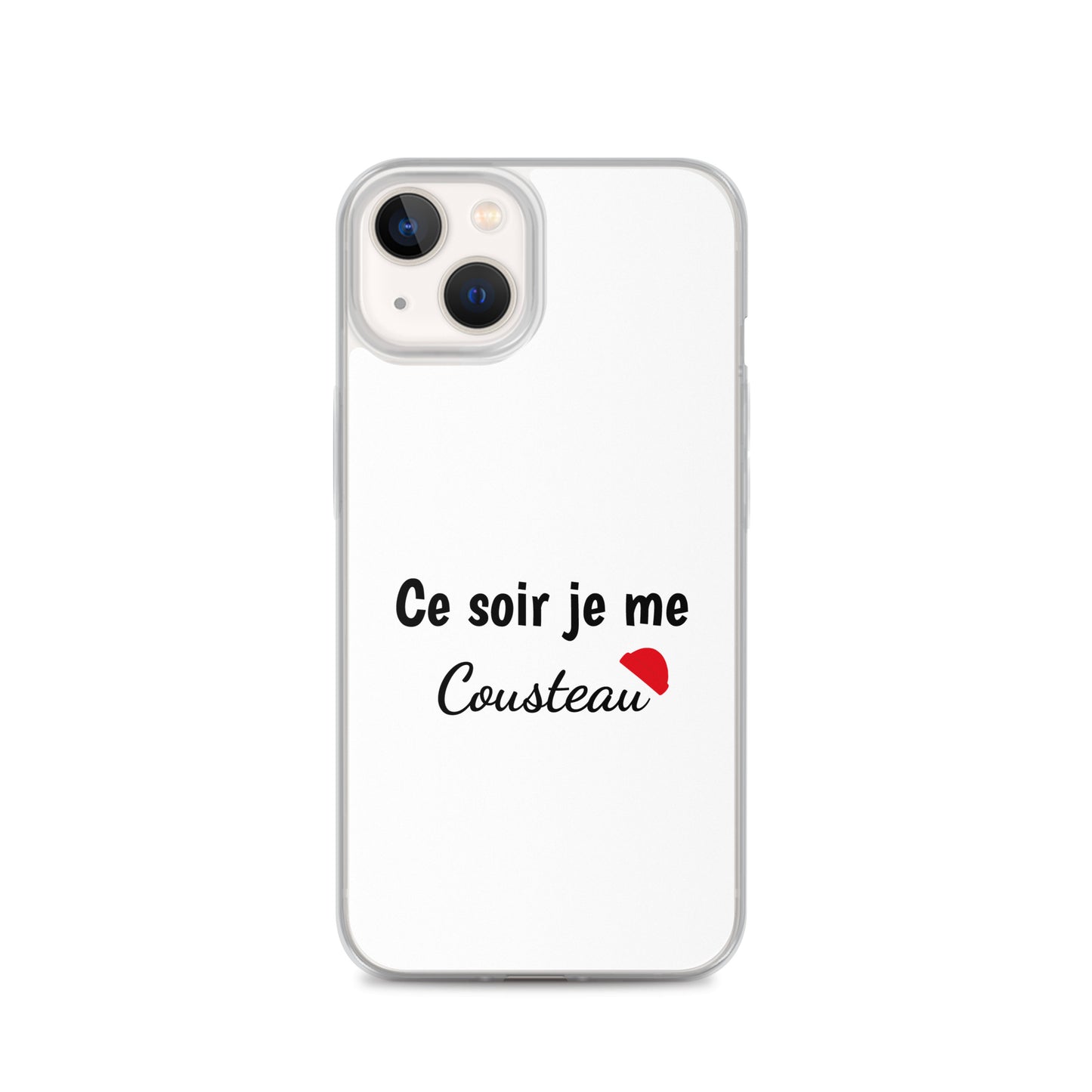 Coque iPhone Ce soir je me cousteau - Sedurro