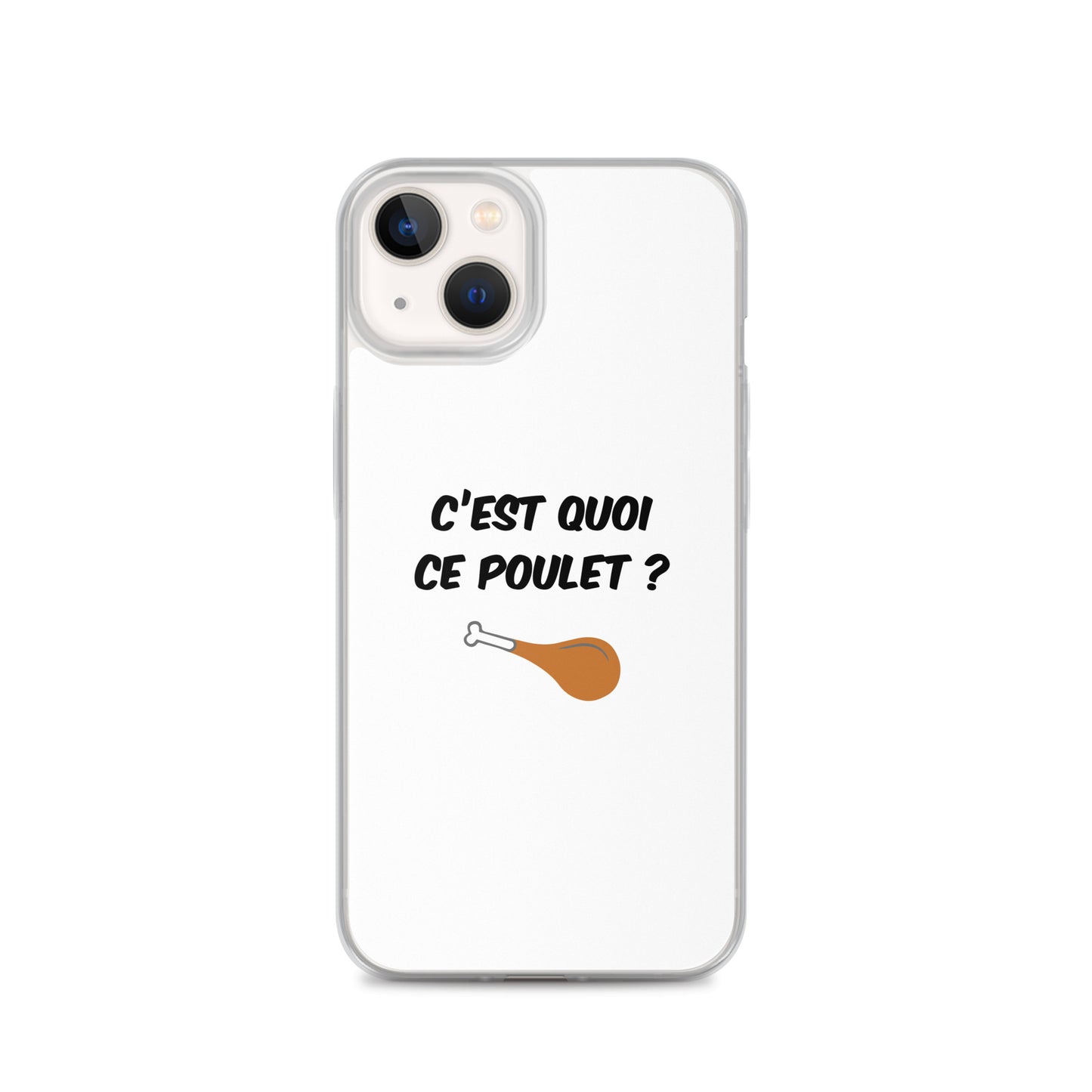 Coque iPhone C'est quoi ce poulet iPhone 13 - Sedurro