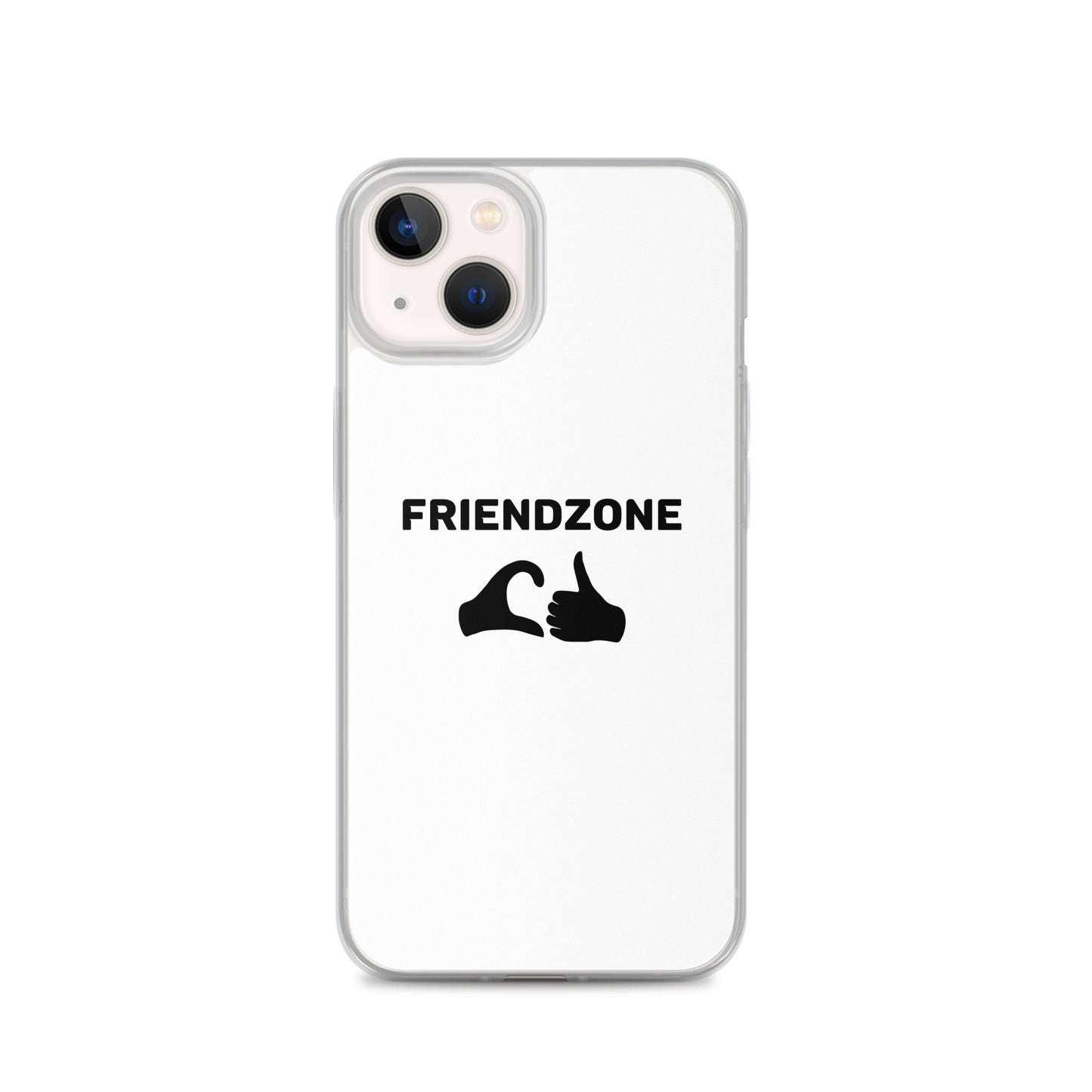 Coque iPhone Friendzone cœur pouce iPhone 13 - Sedurro