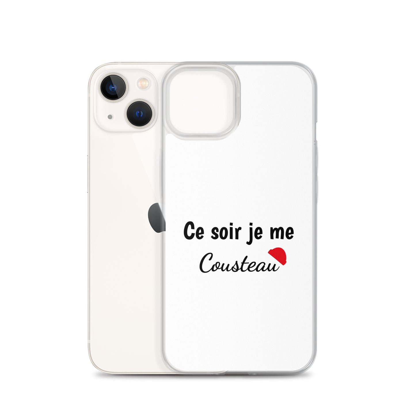 Coque iPhone Ce soir je me cousteau - Sedurro