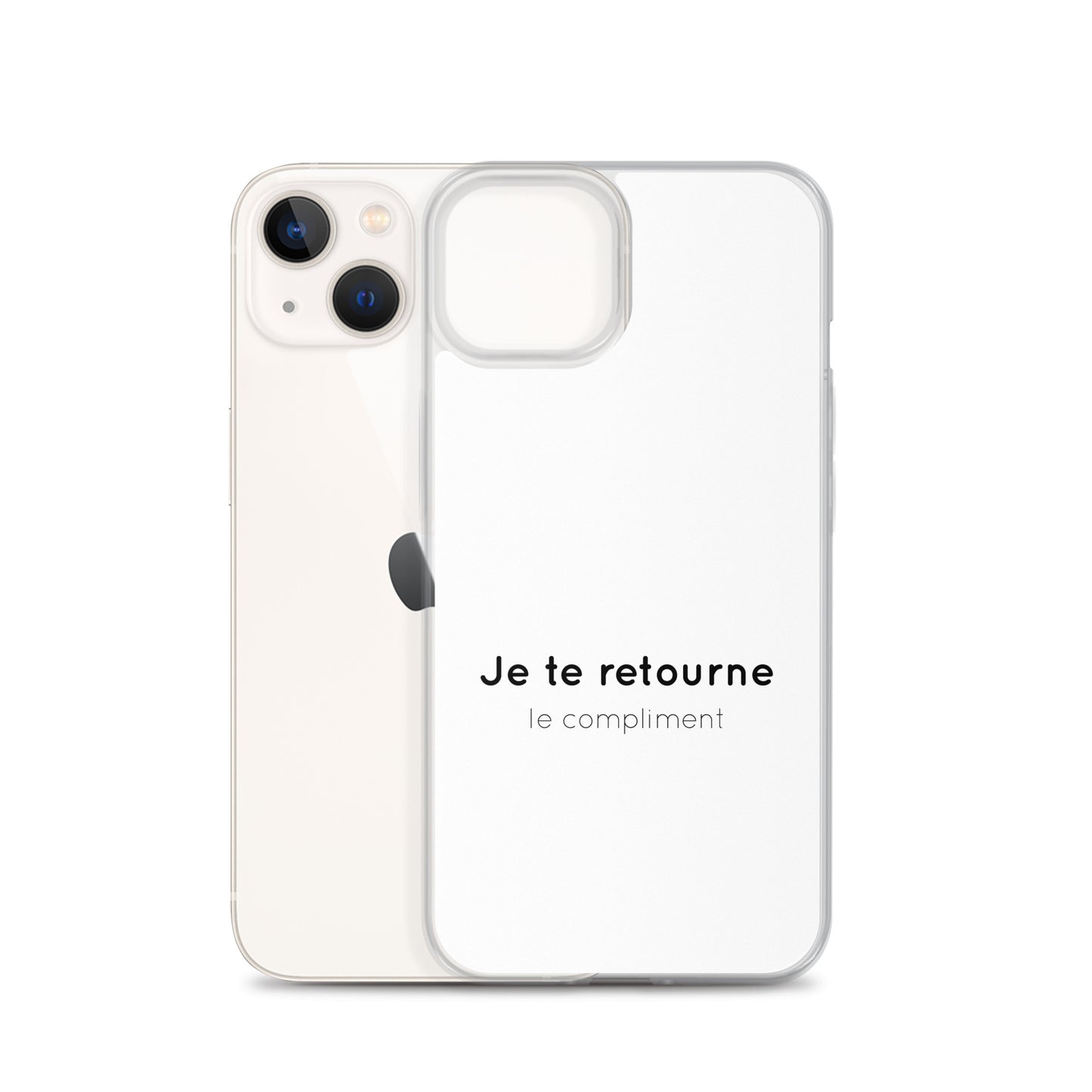 Coque iPhone Je te retourne le compliment - Sedurro