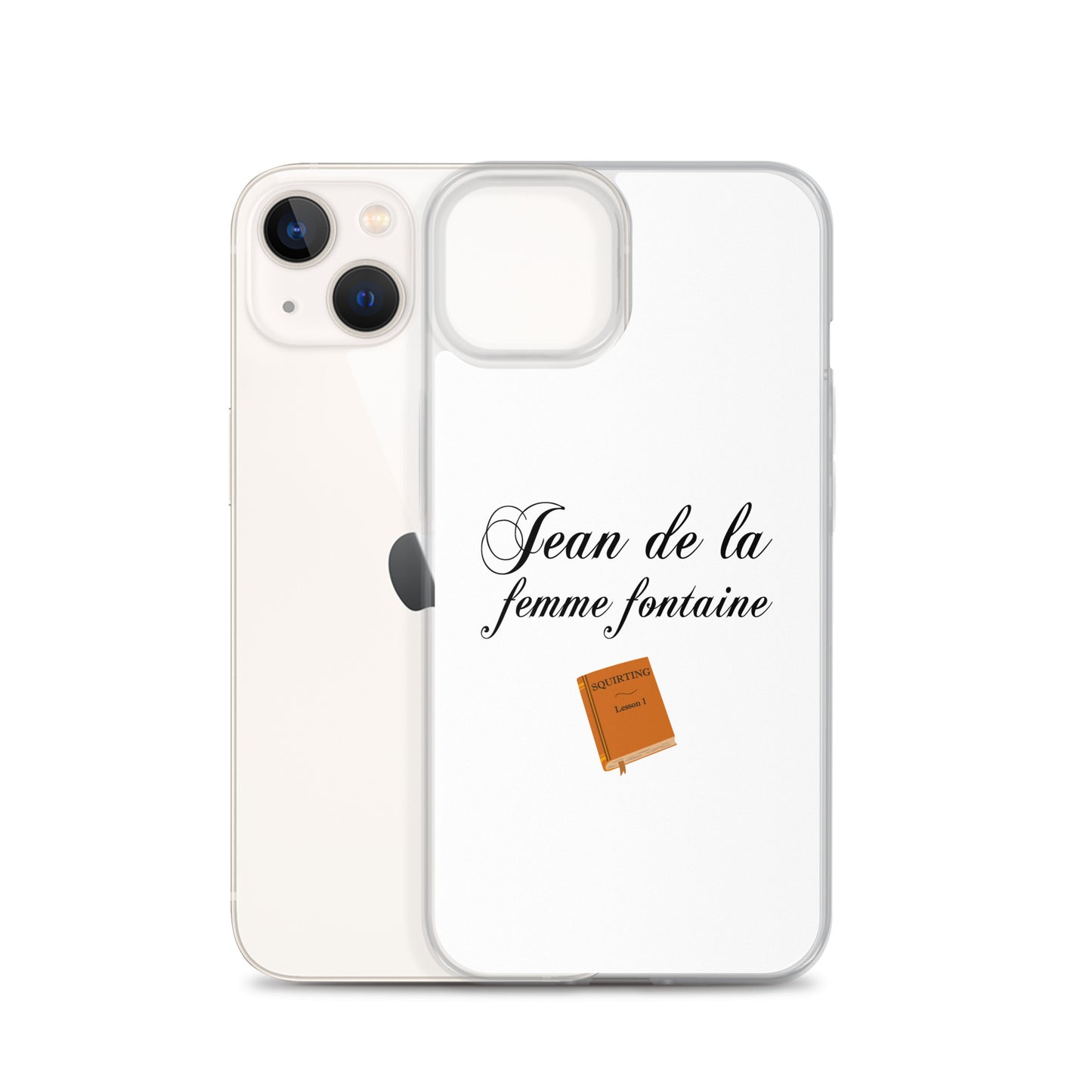 Coque iPhone Jean de la femme fontaine - Sedurro