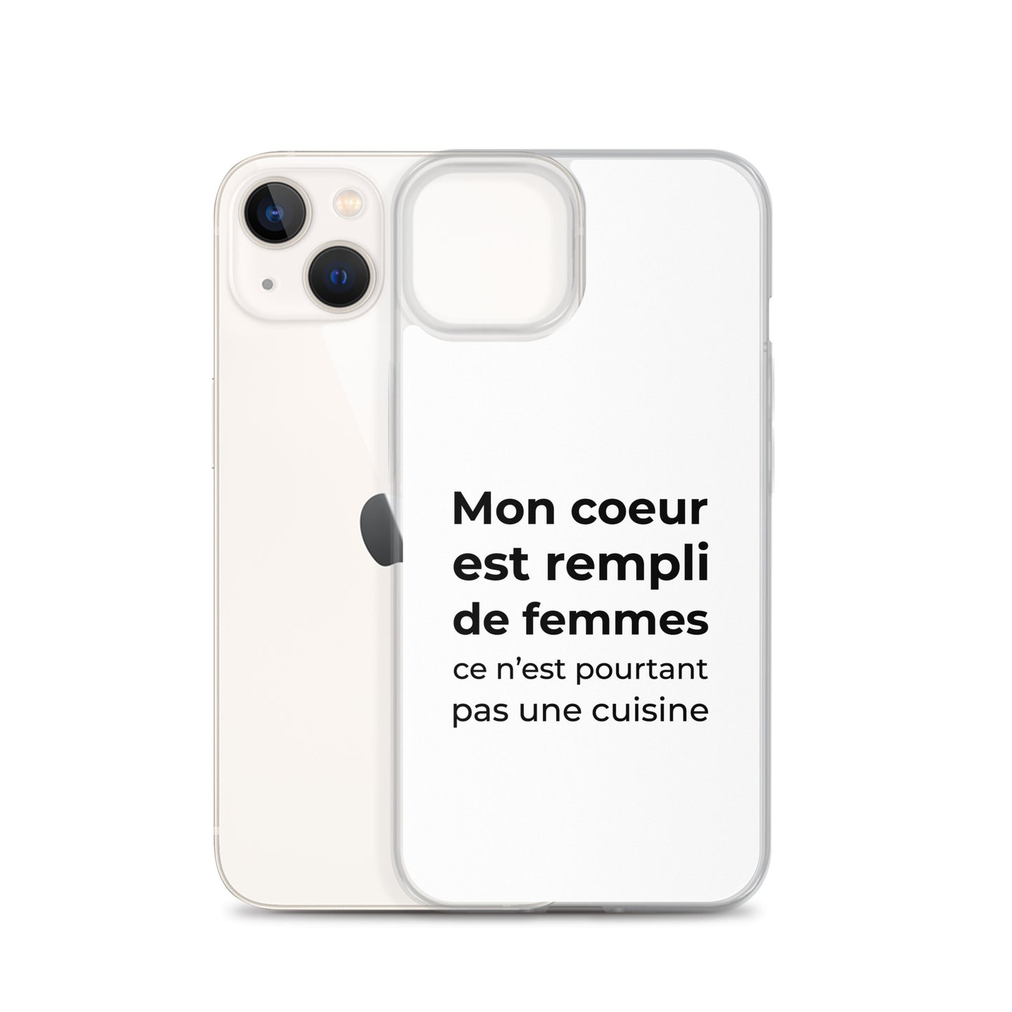 Coque iPhone Mon cœur est rempli de femmes ce n'est pourtant pas une cuisine - Sedurro