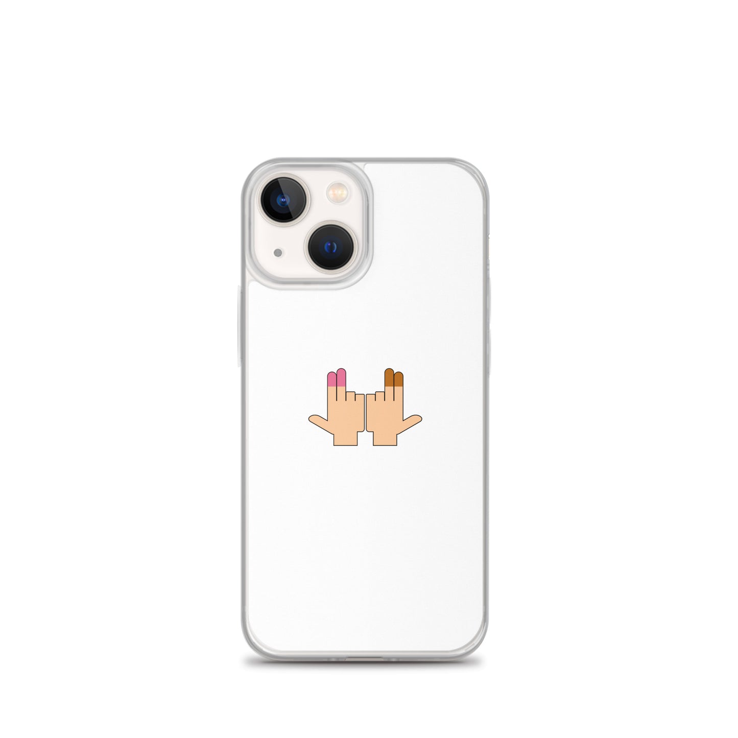 Coque iPhone DP Double péné signe du J seul iPhone 13 mini - Sedurro