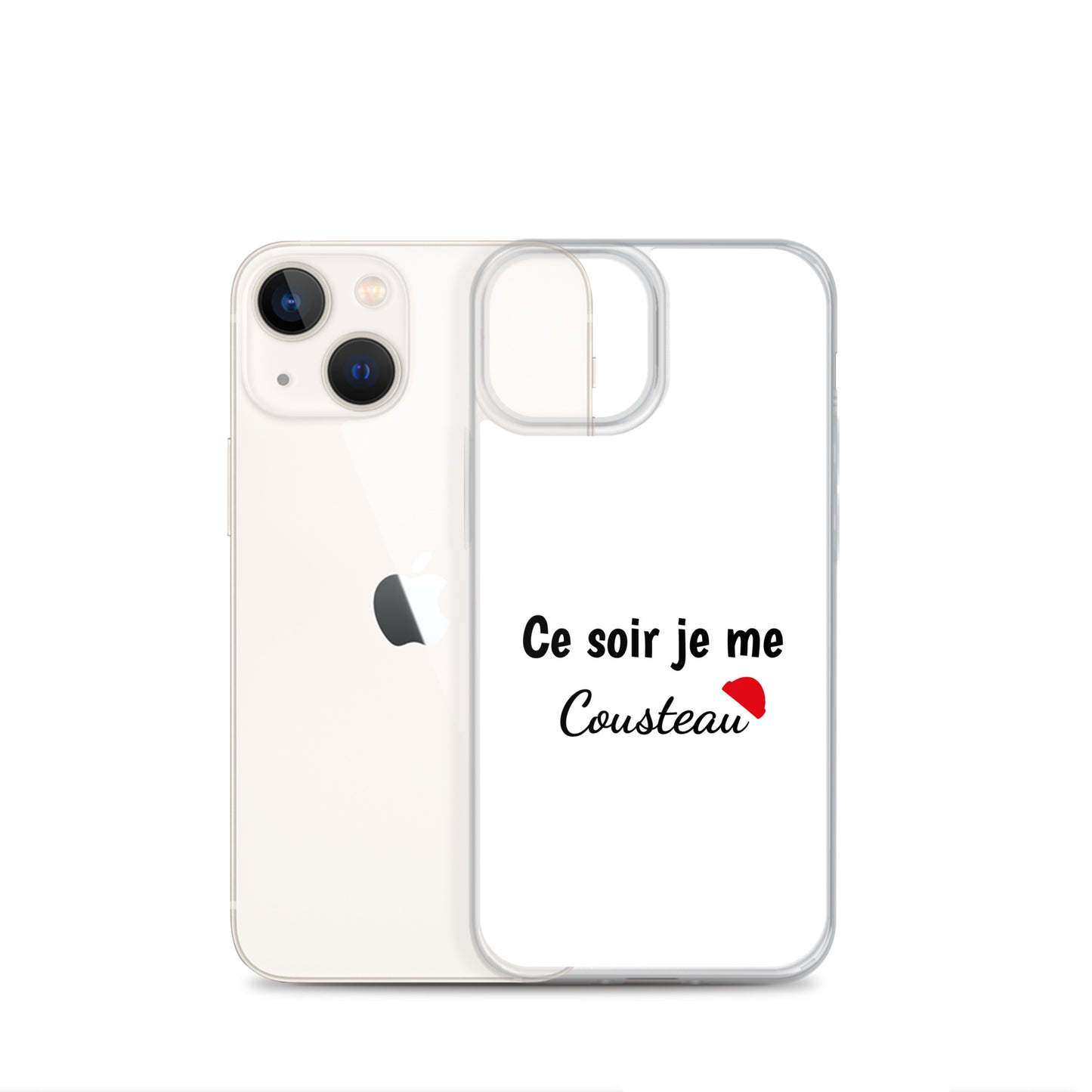 Coque iPhone Ce soir je me cousteau - Sedurro