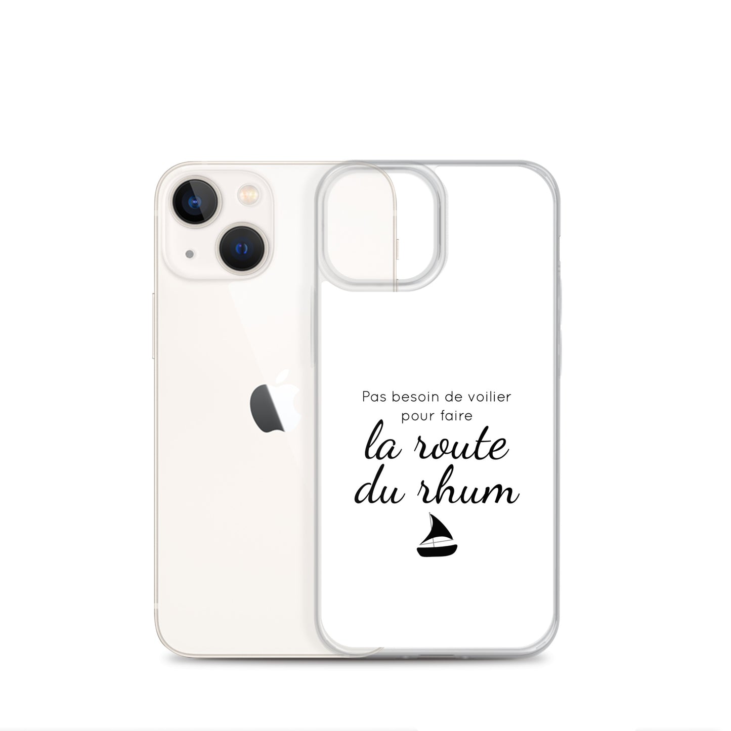 Coque iPhone Pas besoin de voilier pour faire la route du rhum - Sedurro