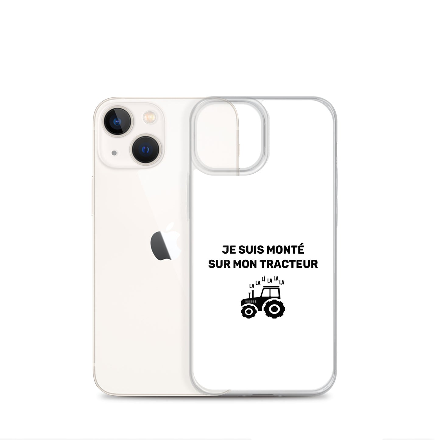 Coque iPhone Je suis monté sur mon tracteur - Sedurro