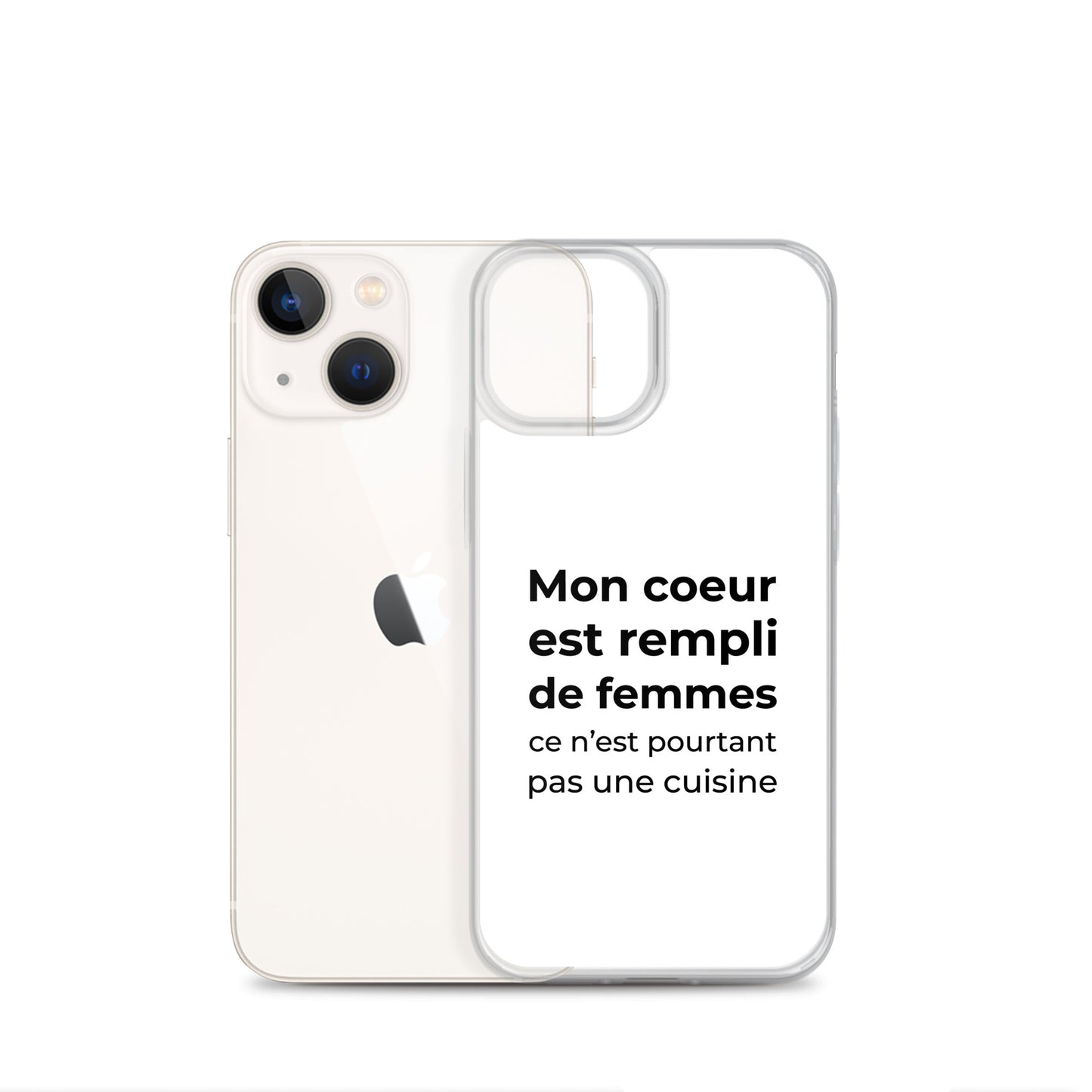 Coque iPhone Mon cœur est rempli de femmes ce n'est pourtant pas une cuisine - Sedurro