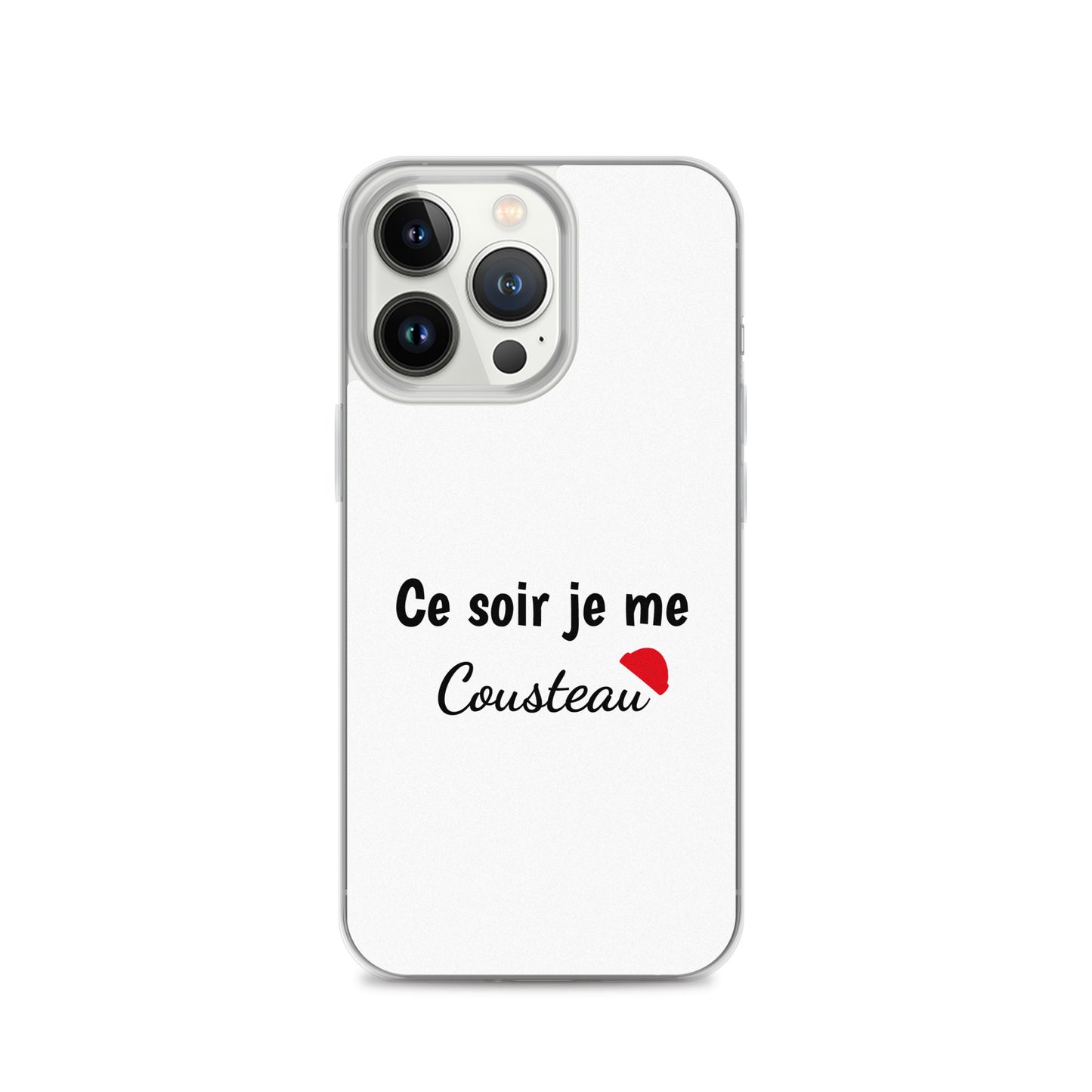 Coque iPhone Ce soir je me cousteau - Sedurro