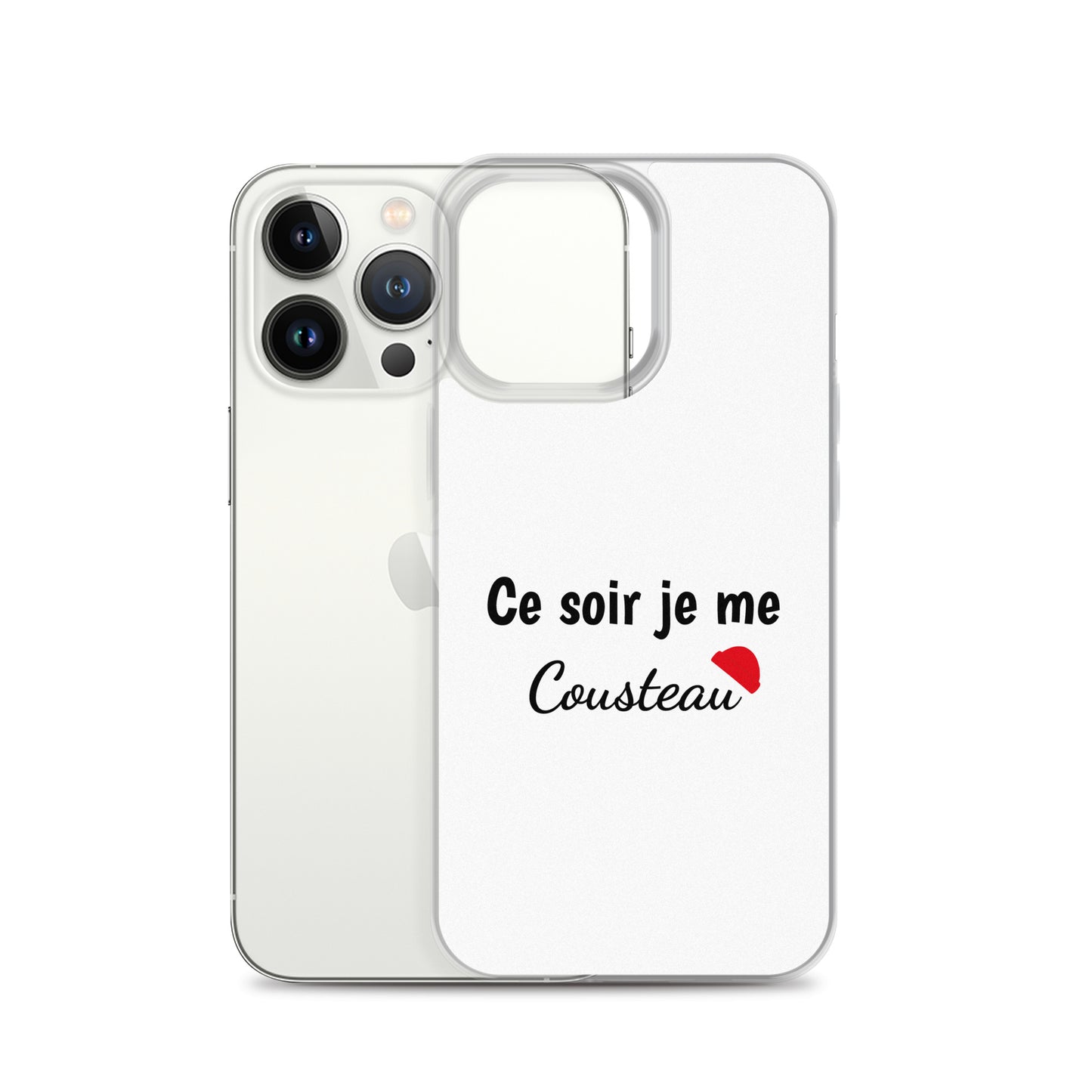 Coque iPhone Ce soir je me cousteau - Sedurro