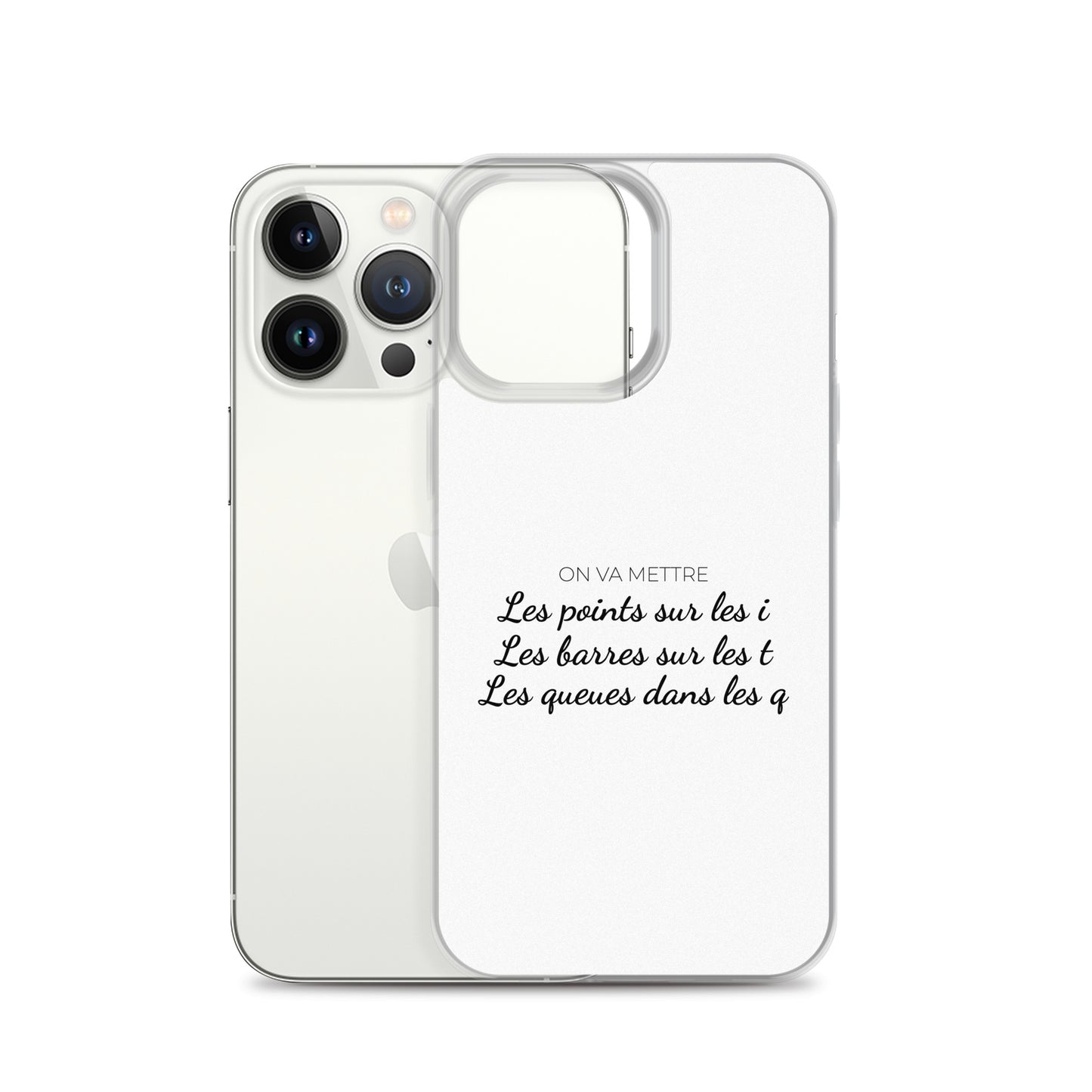 Coque iPhone On va mettre les points sur les i les barres sur les T les queues dans les Q - Sedurro
