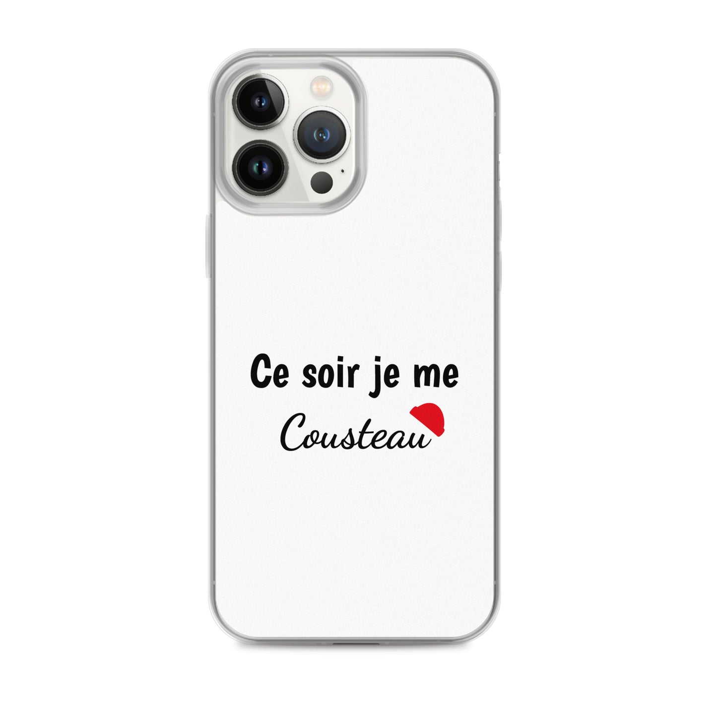 Coque iPhone Ce soir je me cousteau - Sedurro