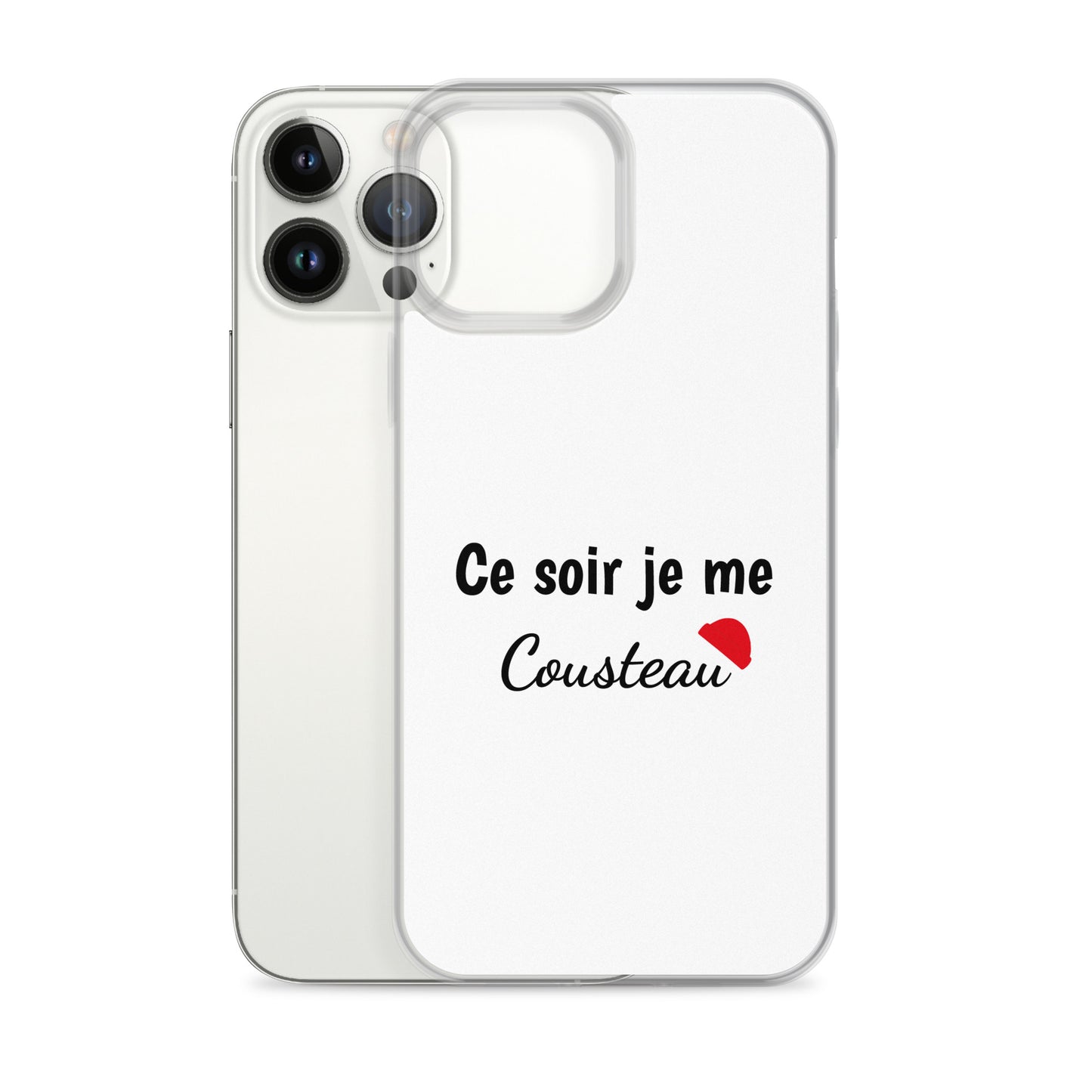 Coque iPhone Ce soir je me cousteau - Sedurro