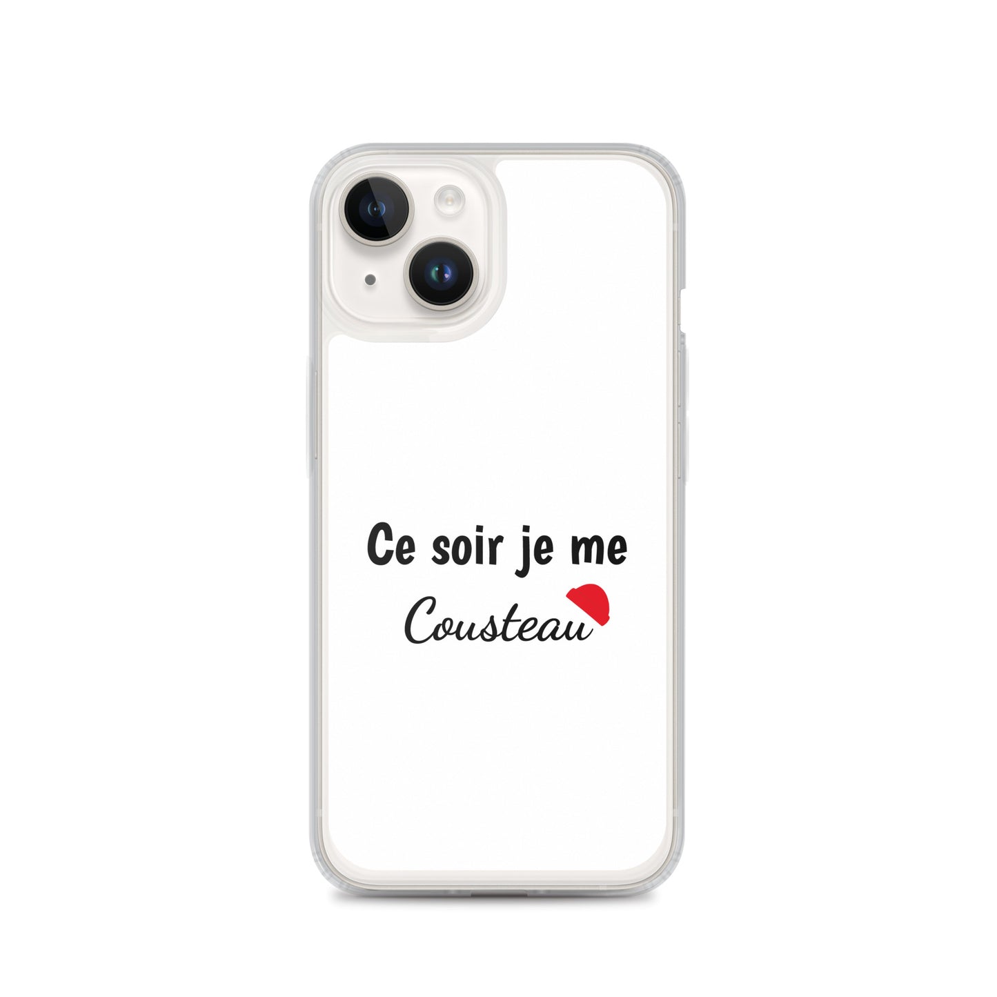 Coque iPhone Ce soir je me cousteau - Sedurro