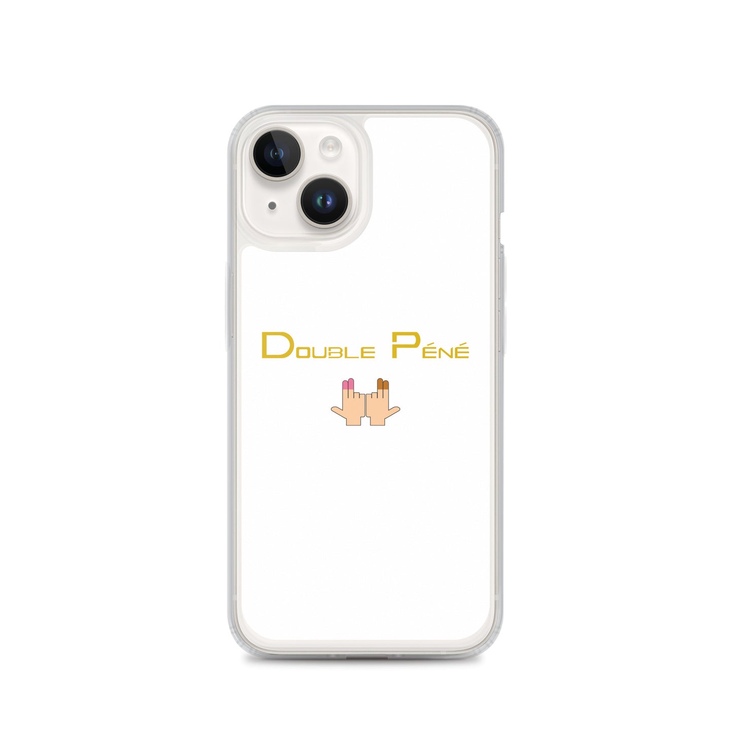 Coque iPhone DP Double péné signe du J iPhone 14 - Sedurro