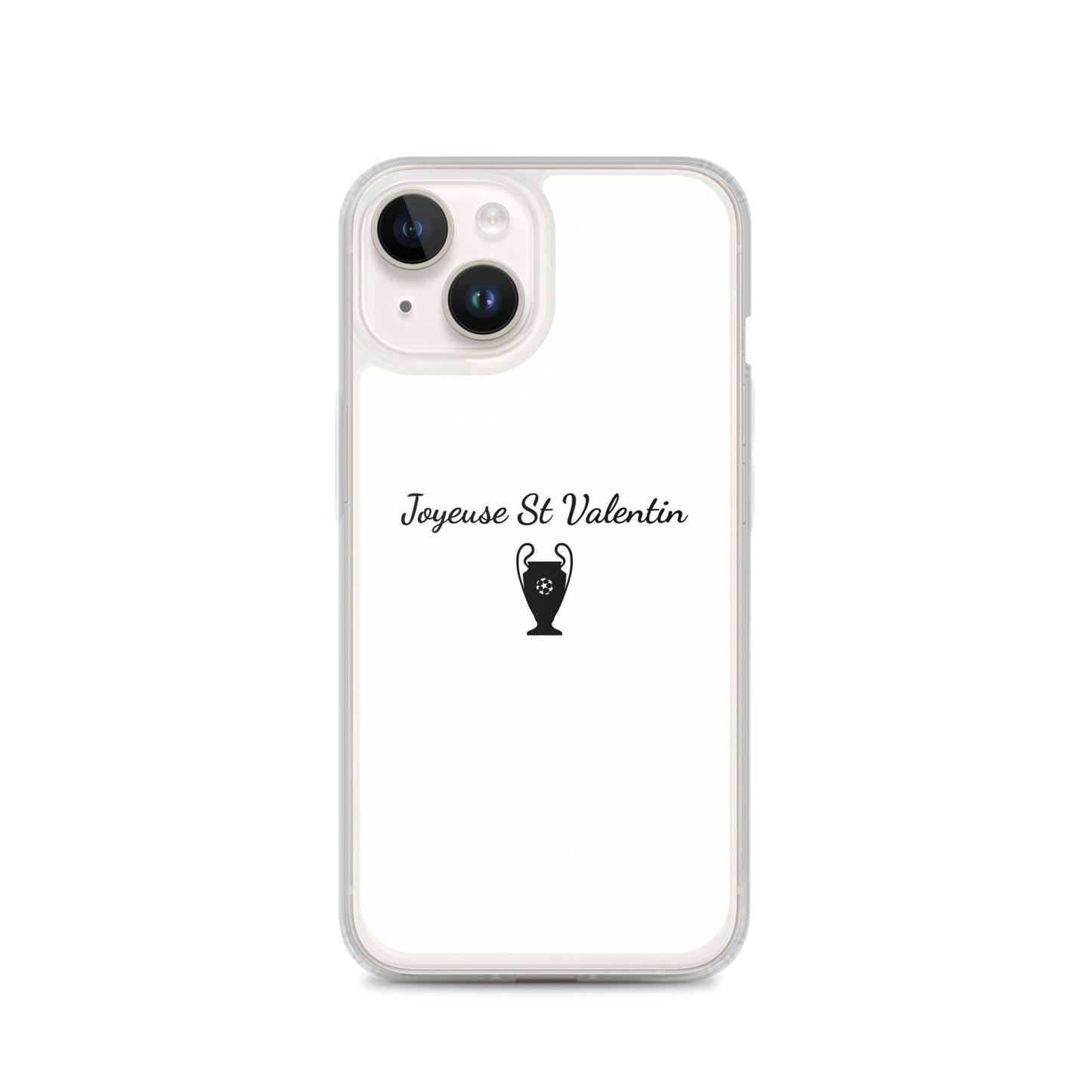Coque iPhone Joyeuse Saint Valentin Ligue des Champions iPhone 14 - Sedurro