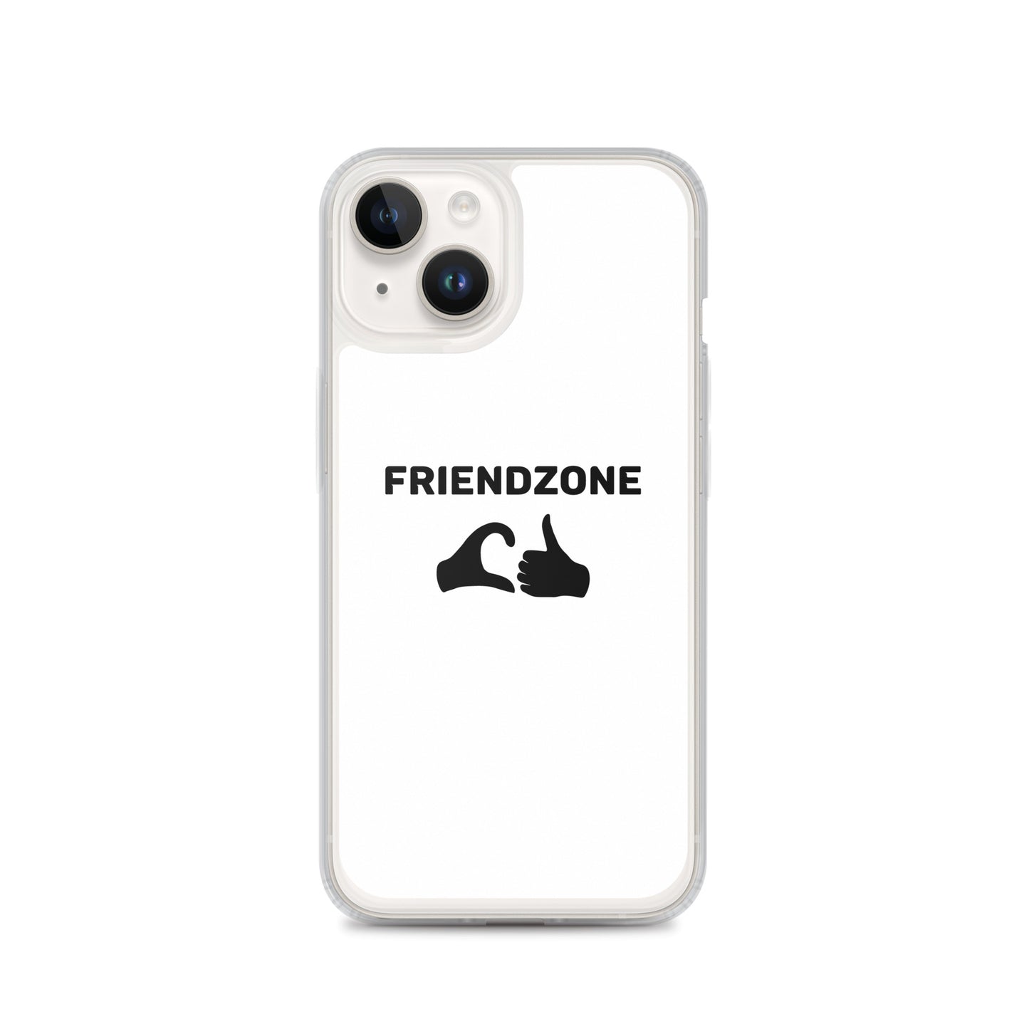 Coque iPhone Friendzone cœur pouce iPhone 14 - Sedurro