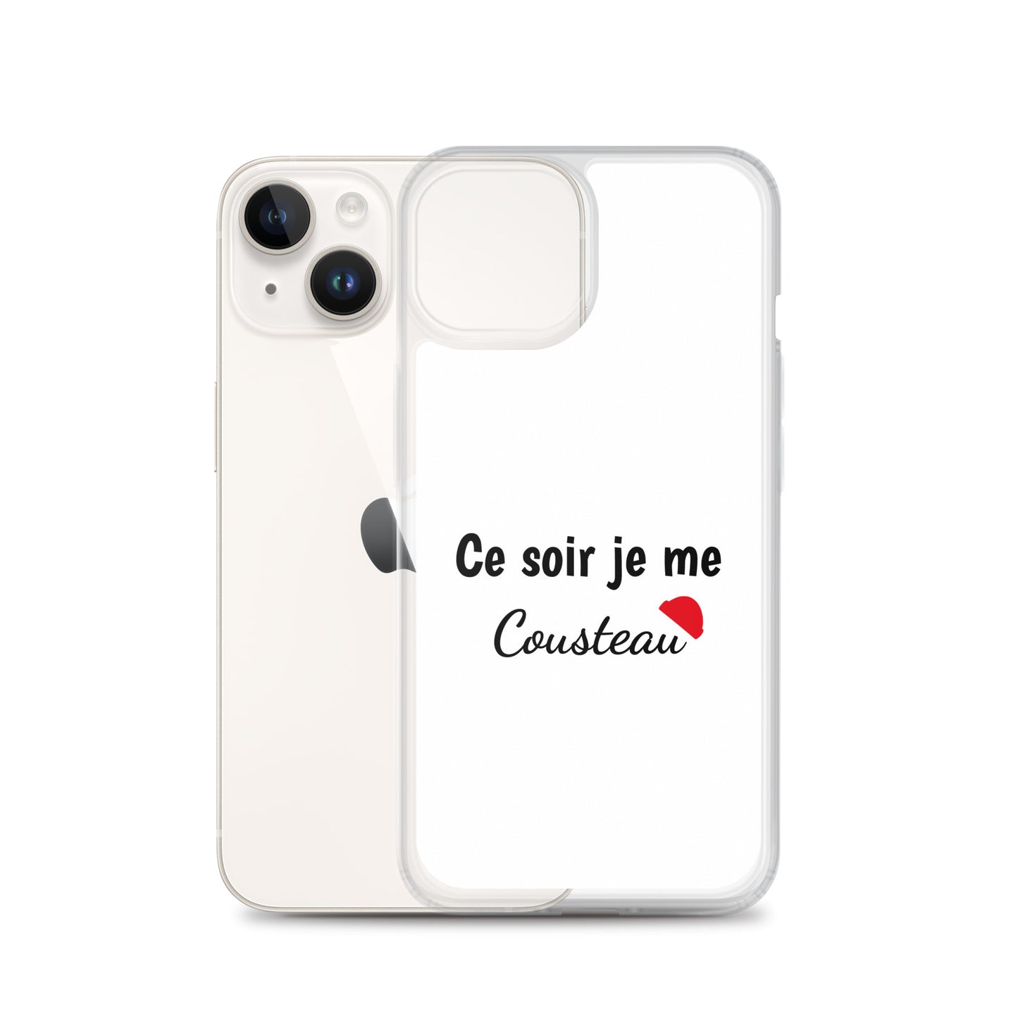Coque iPhone Ce soir je me cousteau - Sedurro