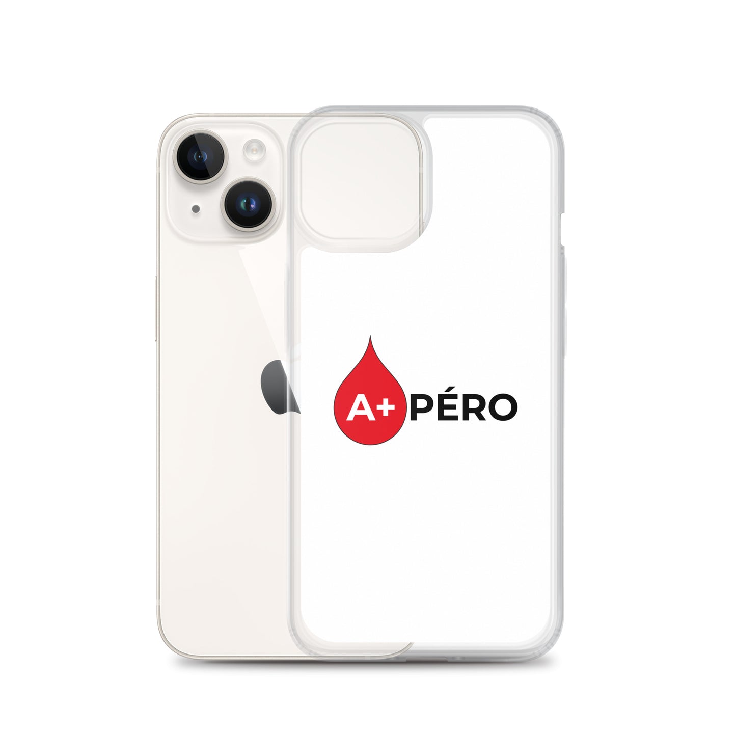 Coque iPhone Apéro groupe sanguin A+ - Sedurro