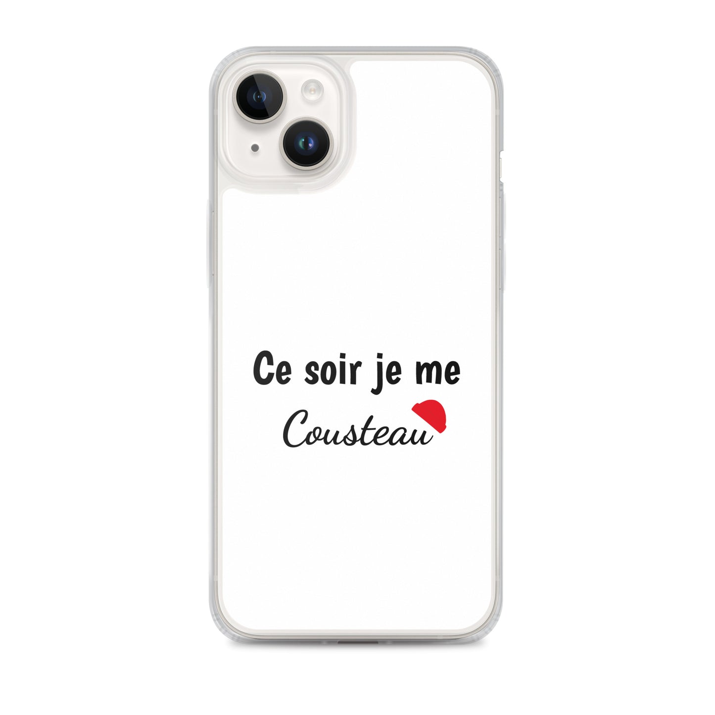 Coque iPhone Ce soir je me cousteau - Sedurro
