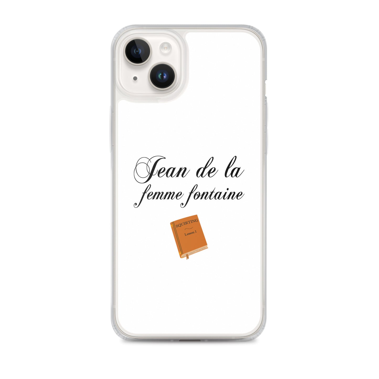 Coque iPhone Jean de la femme fontaine iPhone 14 Plus - Sedurro