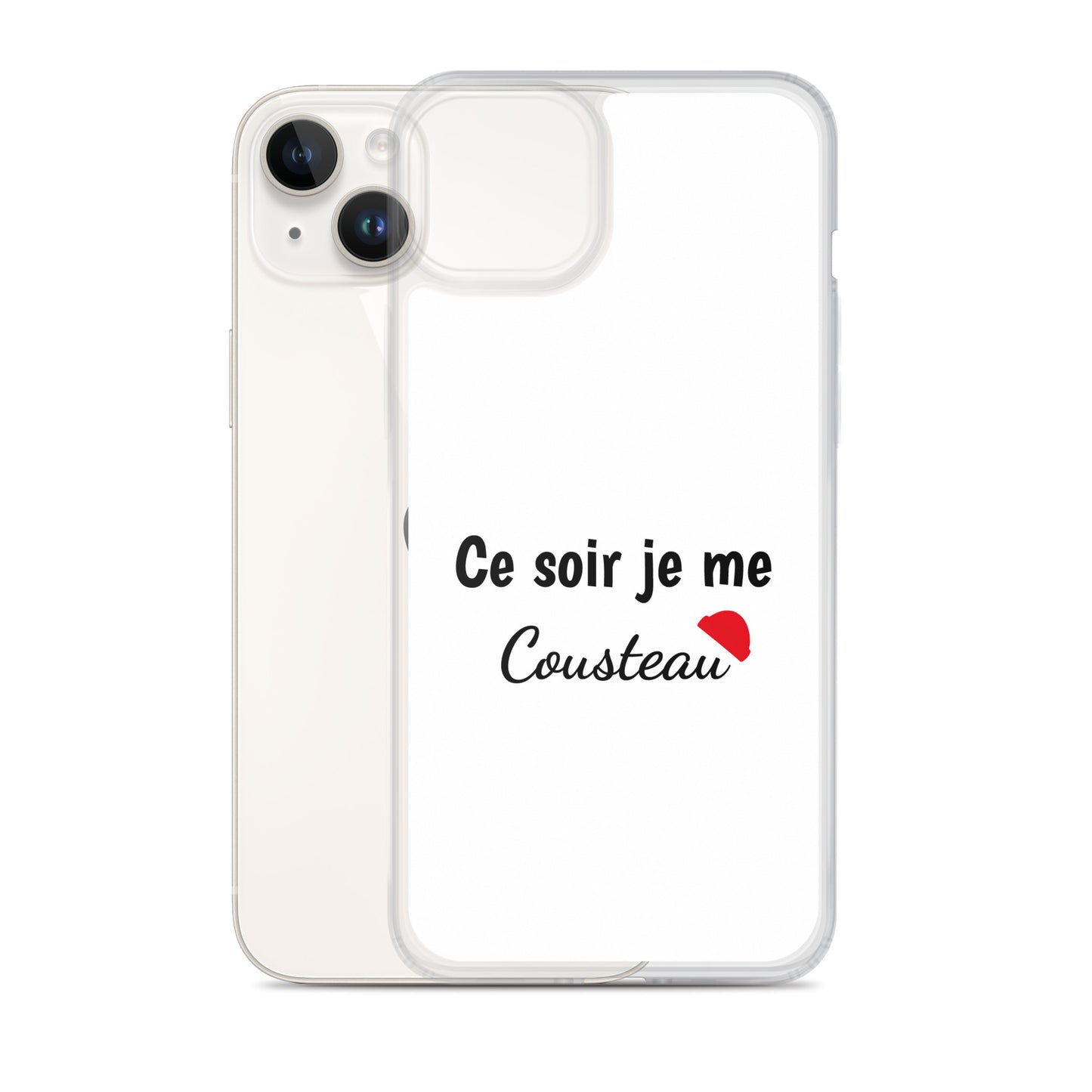 Coque iPhone Ce soir je me cousteau - Sedurro