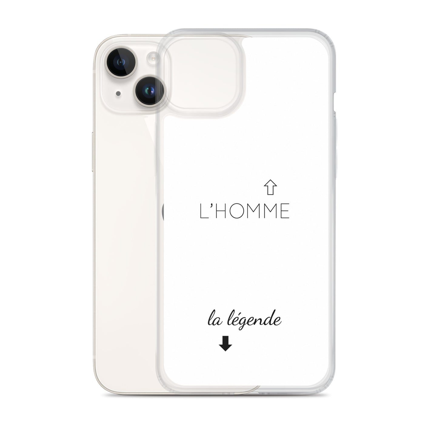 Coque iPhone L'homme et la légende iPhone 14 Plus - Sedurro