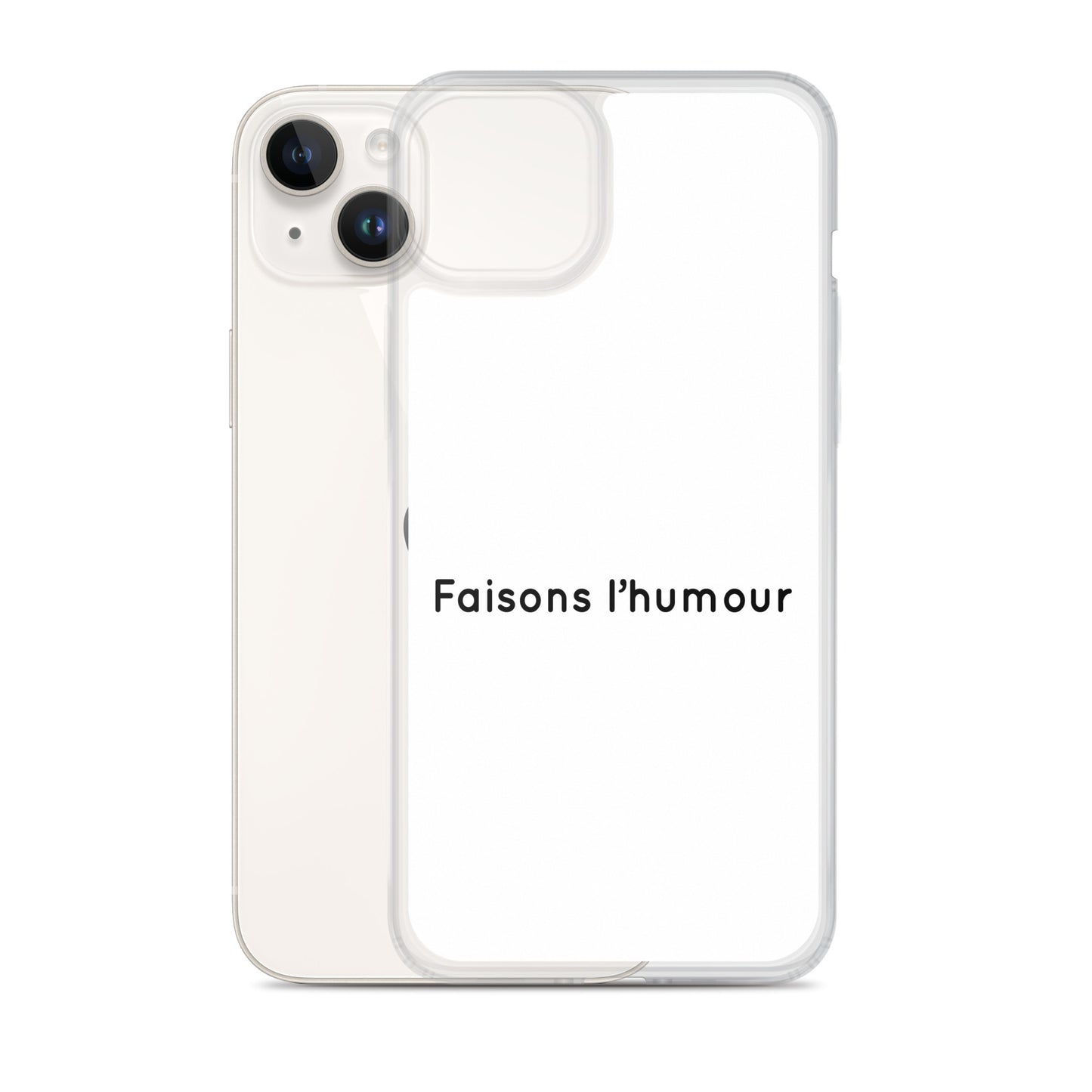 Coque iPhone Faisons l'humour - Sedurro