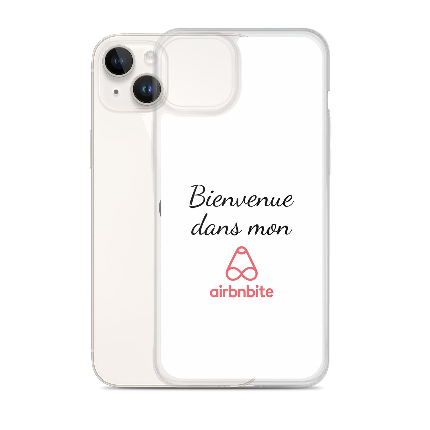 Coque iPhone Bienvenue dans mon airbnbite - Sedurro