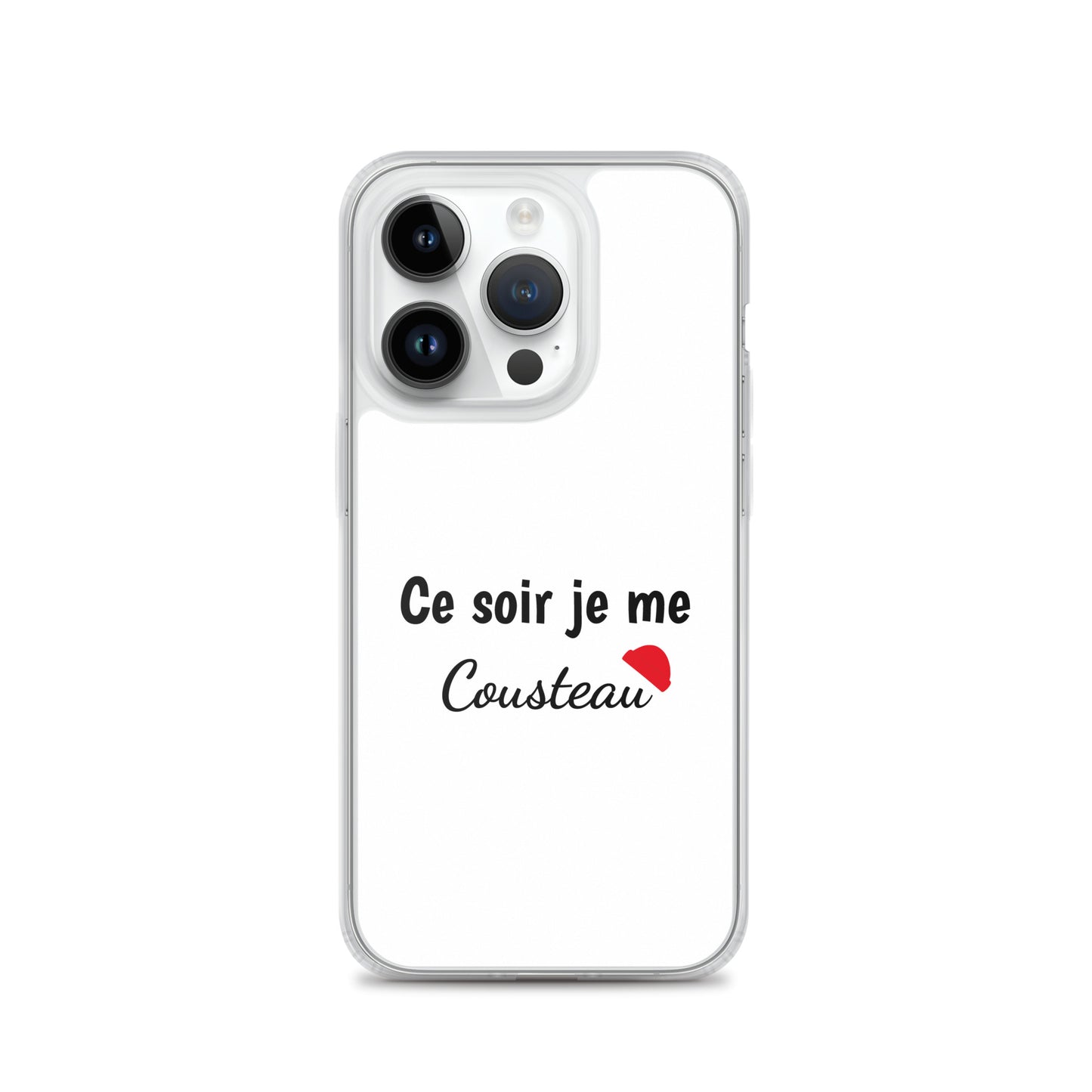 Coque iPhone Ce soir je me cousteau - Sedurro