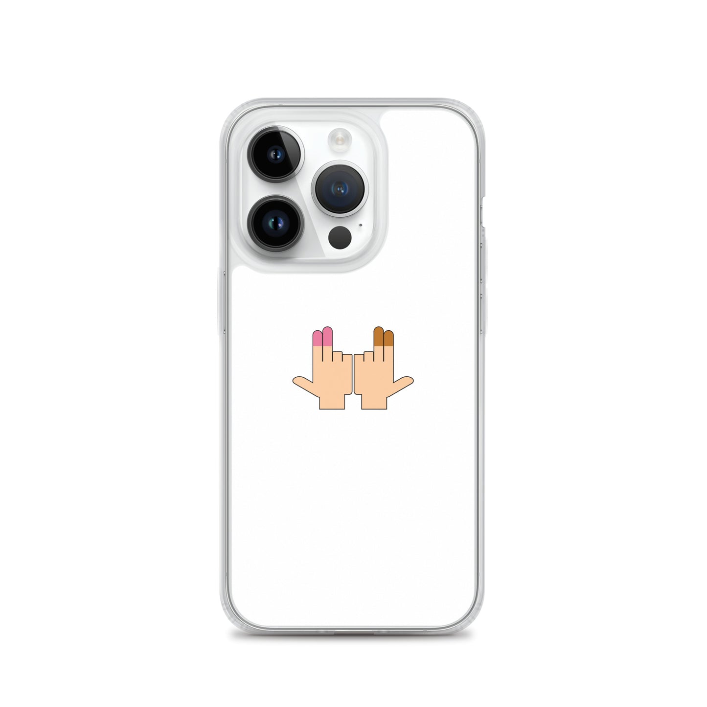 Coque iPhone DP Double péné signe du J seul iPhone 14 Pro - Sedurro