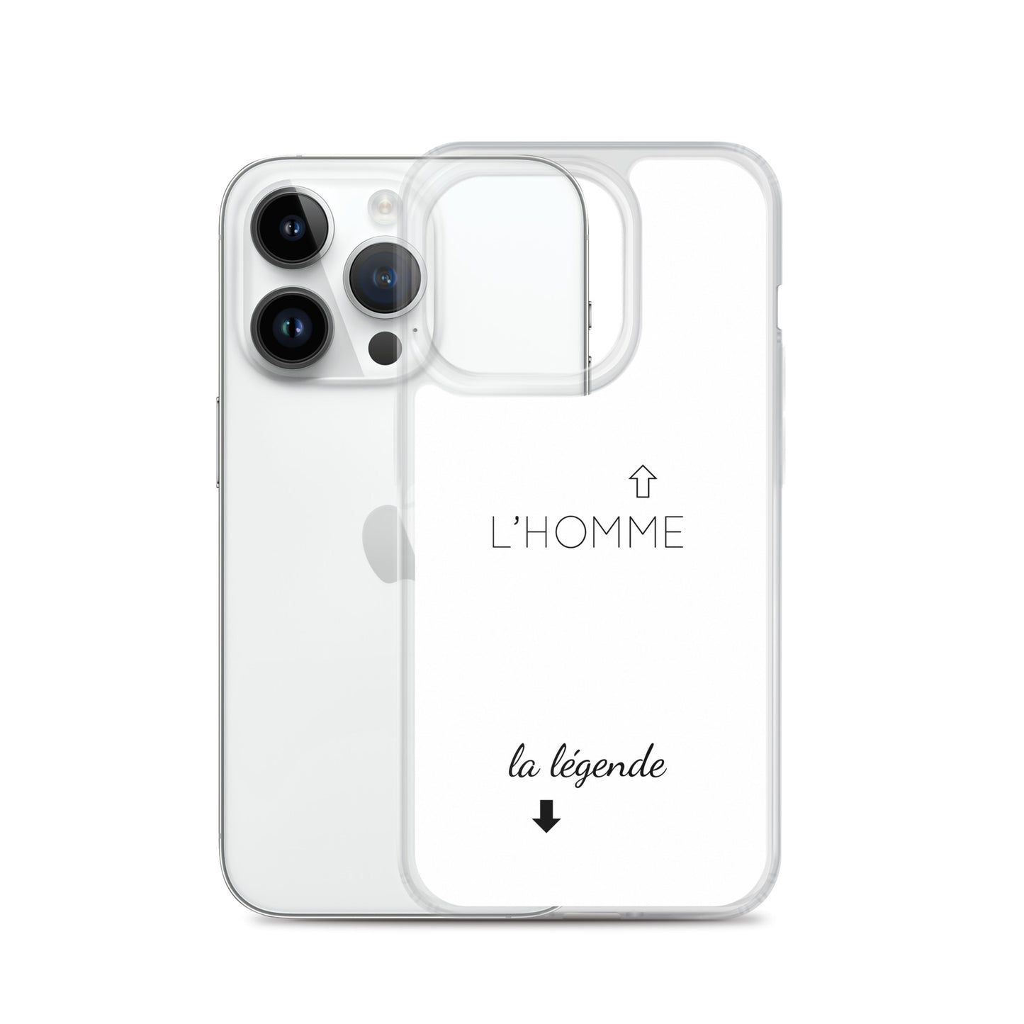 Coque iPhone L'homme et la légende iPhone 14 Pro - Sedurro
