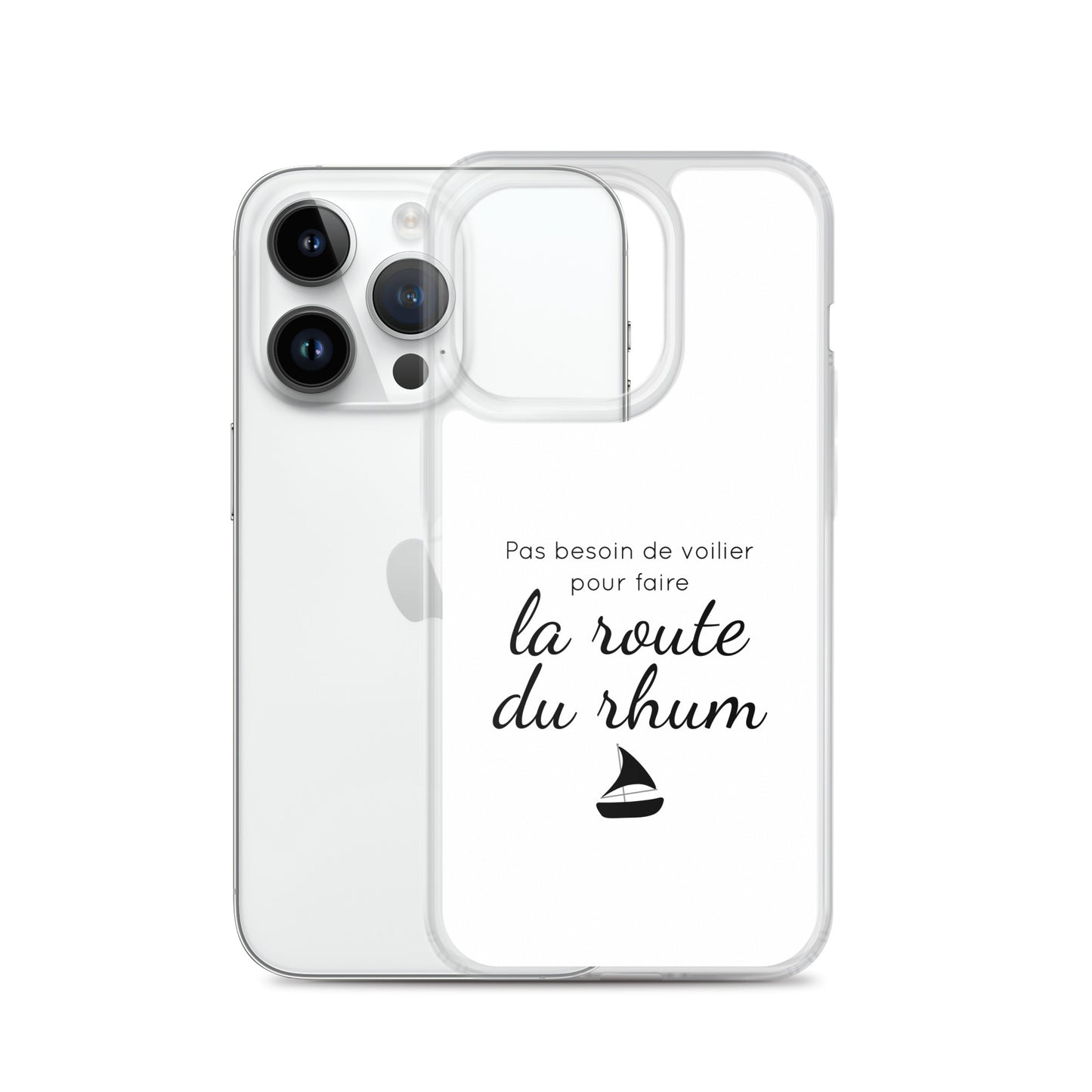 Coque iPhone Pas besoin de voilier pour faire la route du rhum - Sedurro
